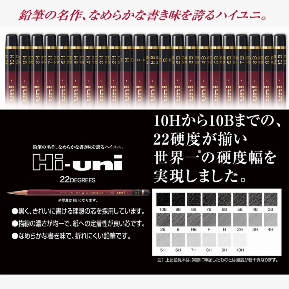 Uni Mitsubishi Pencil Hi-uni B Dozen (japan import)