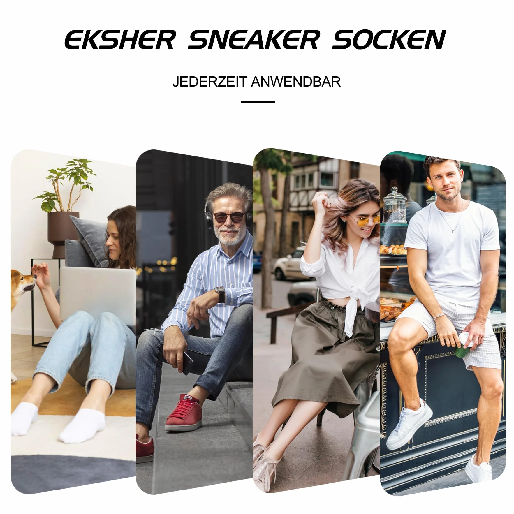10 par No Show skarpety do sneakersów, niewidoczne, damskie, męskie, bawełniane, silikonowe, antypoślizgowe, na lato