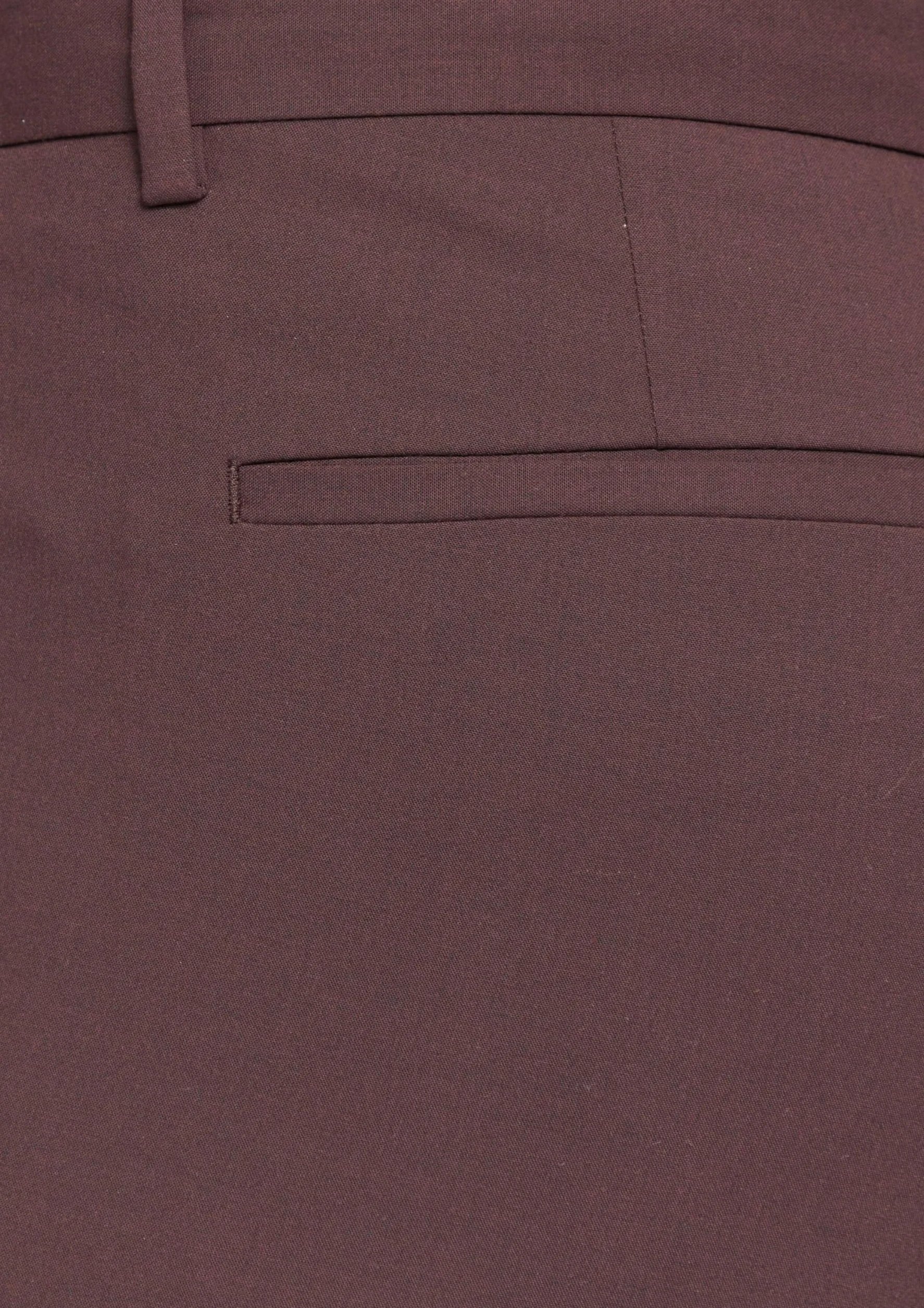 s.Oliver BLACK LABEL Męskie spodnie garniturowe, mieszanka wełny slim fit, czerwony, 52
