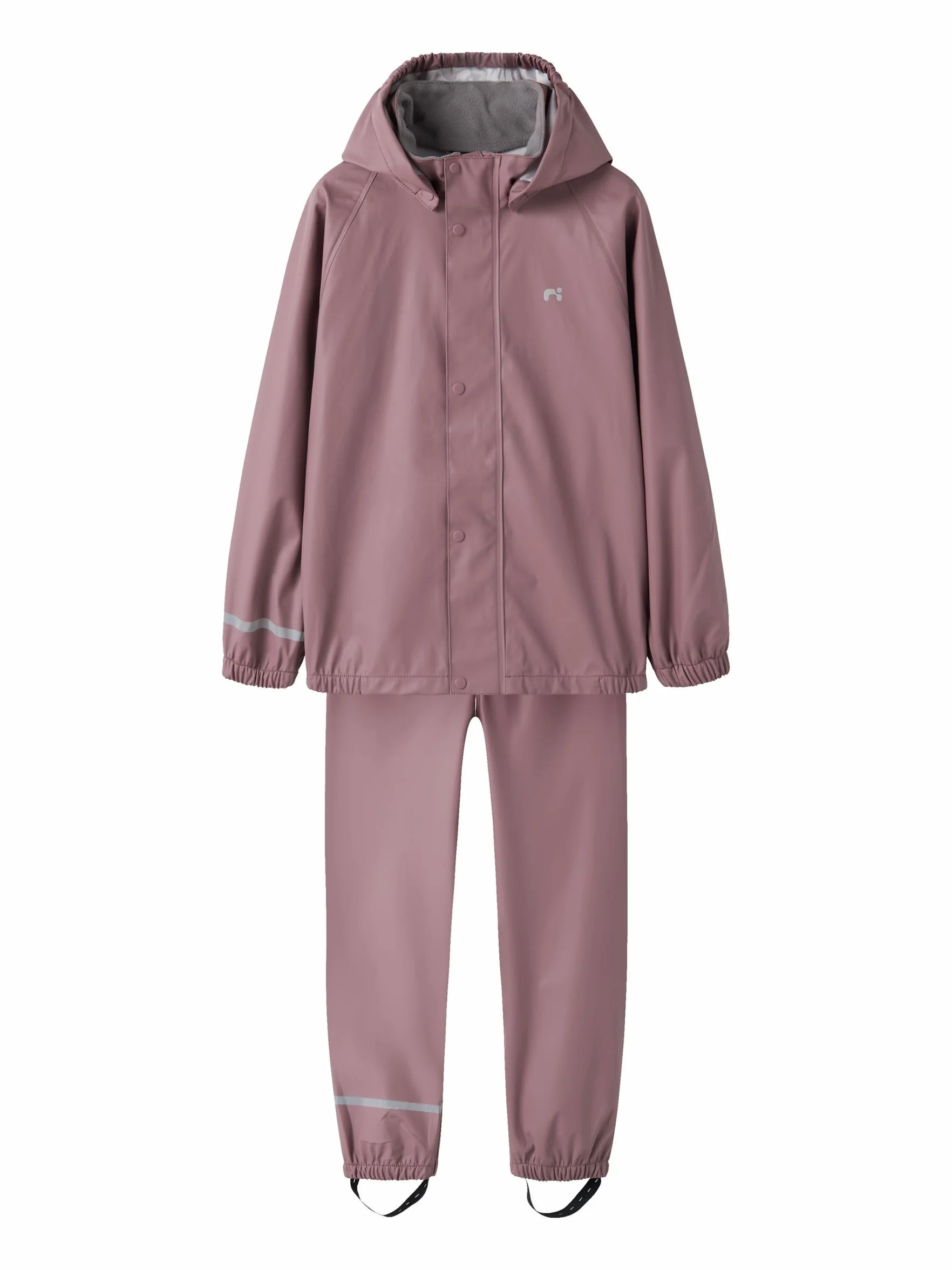 NAME IT Nkndry10 zestaw przeciwdeszczowy dla dzieci, uniseks, Wistful Mauve, 116