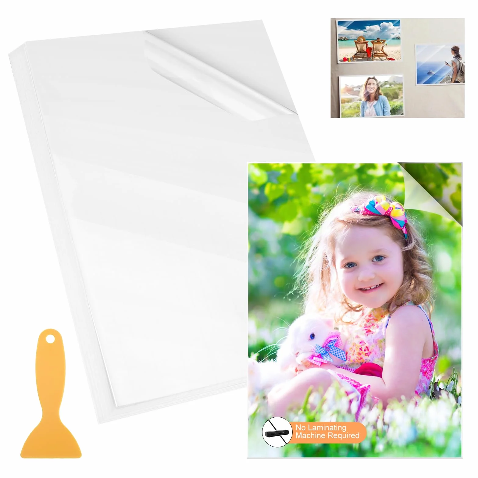 25 sztuk folii do laminowania na zimno, samoprzylepne folie do laminowania transparentne A4 laminowanie bez urządzenia Karty samolaminujące, folie do laminowania na zimno do okazów botanicznych
