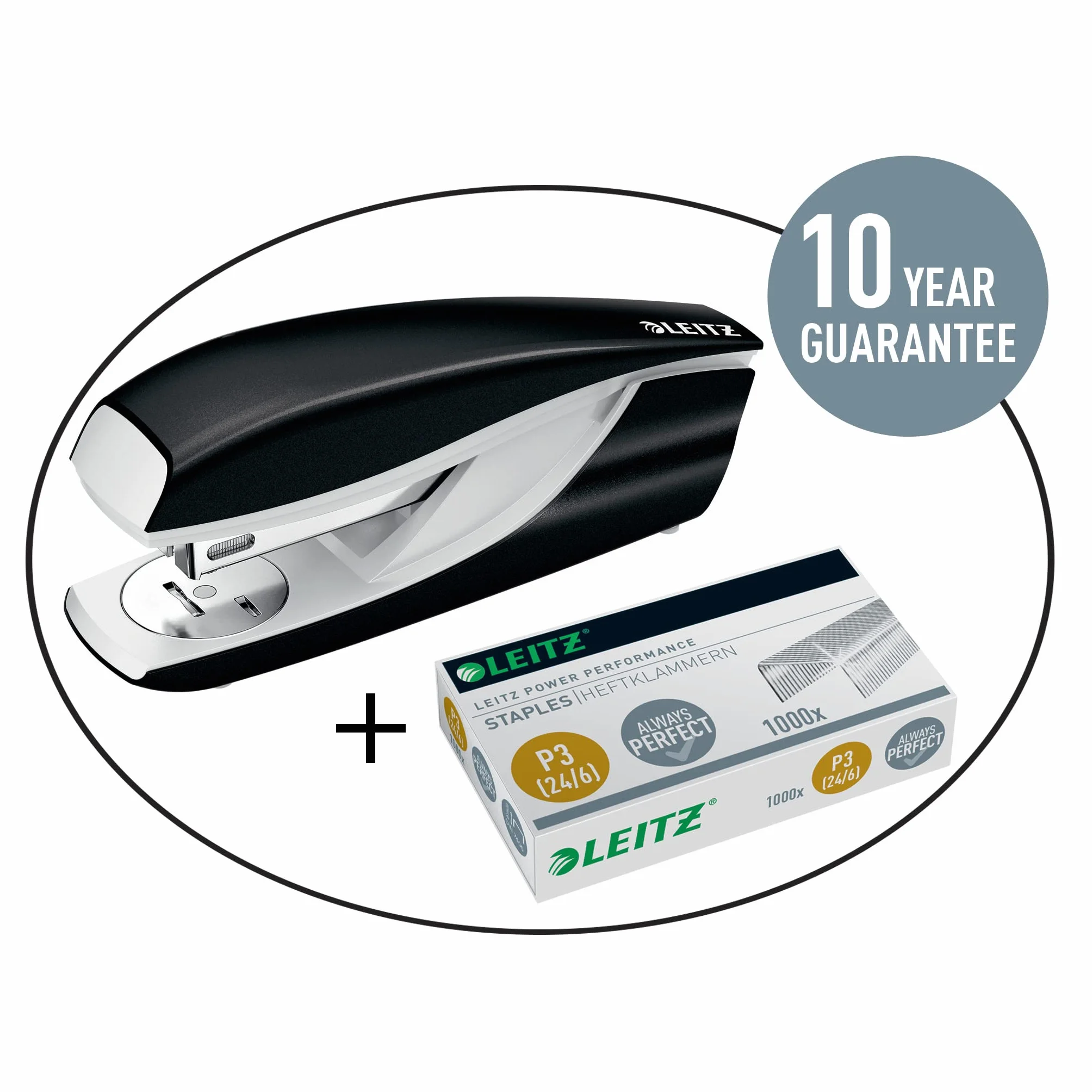 Leitz Power Performance 55700000 Zszywki, Srebrny, 1000 sztuk
