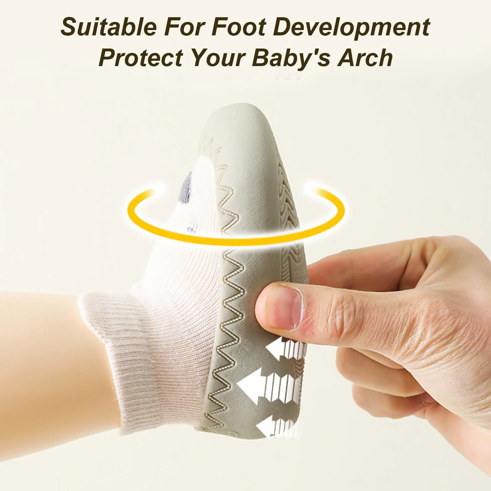flintronic Buty do chodzenia dla niemowląt, oddychające, skarpety dla niemowląt, buty do pierwszego spaceru dla niemowląt, antypoślizgowe buty z miękką gumową podeszwą