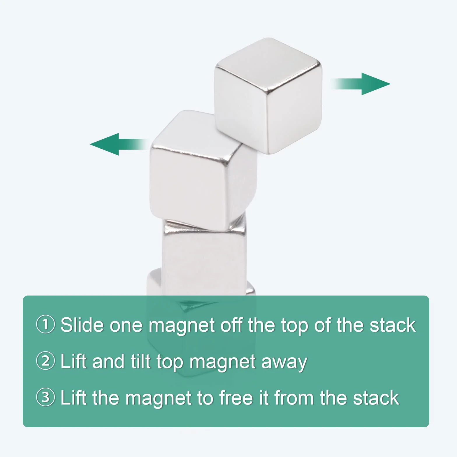 Min Ci 110 sztuk bardzo mocnych magnesów neodymowych, małe magnesy 4.5 x 4.5 x 4.5 mm, do tablic magnetycznych, lodówki, tablic suchościeralnych, zdjęć