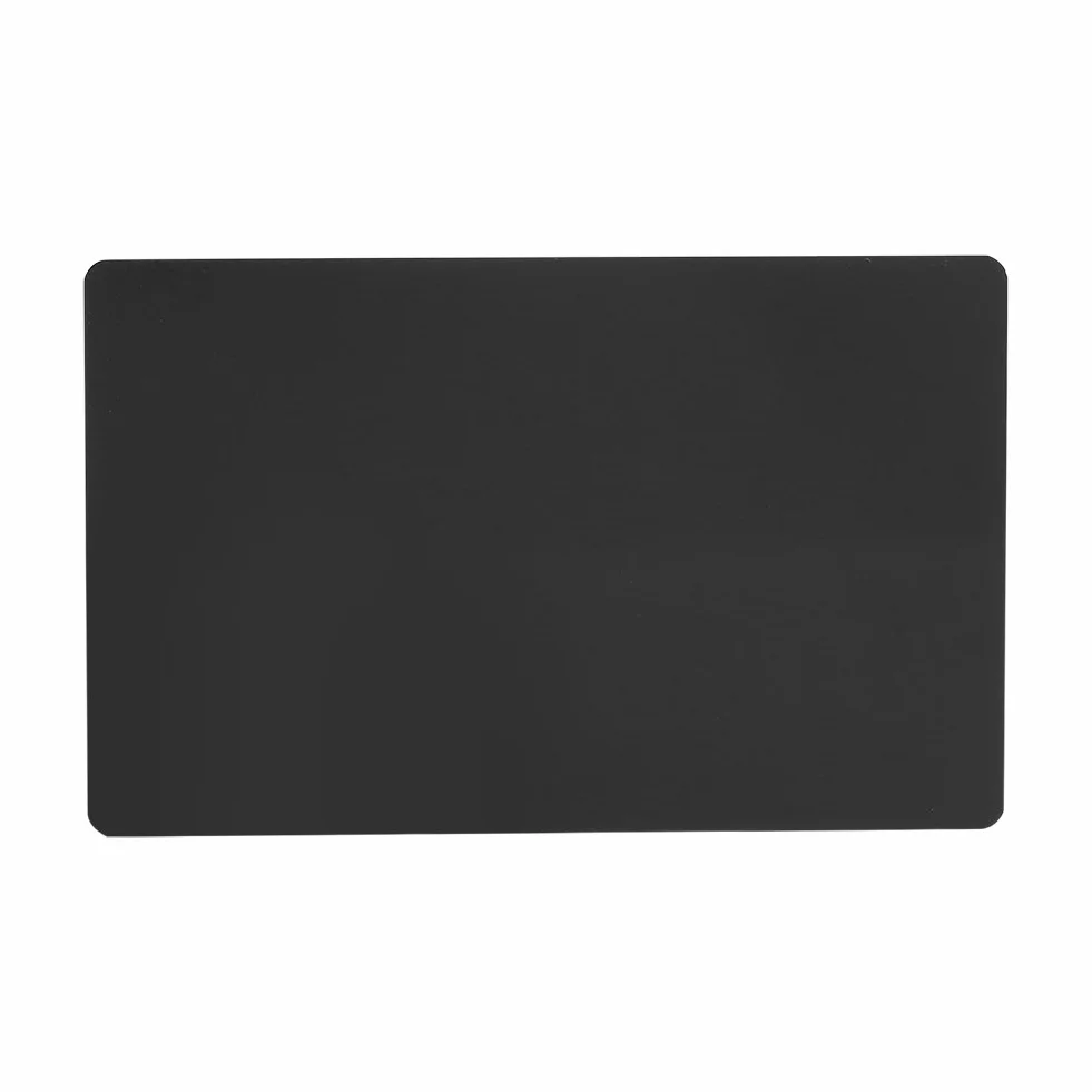 DEWIN wizytówka metalowa - imponujące profesjonalne wizytówki z grawerowanym metalowym znakiem laserowym, 50 szt. (czarny)