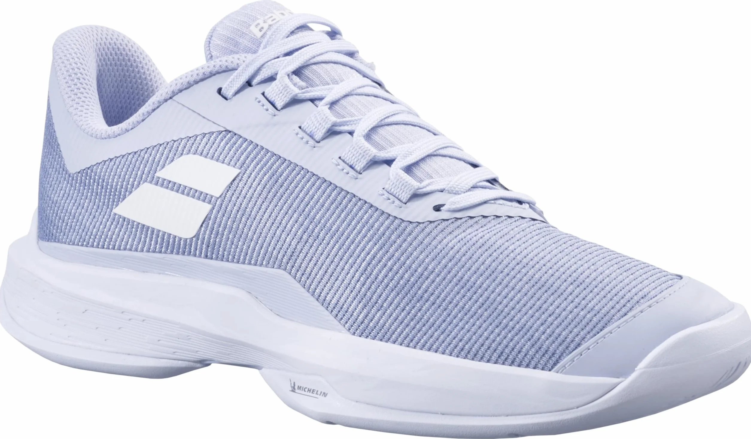Babolat 2 AC, damskie buty tenisowe Jet Tere All Court, wsparcie, amortyzacja, technologia Active Flexion, oddychająca podeszwa Ortholite, francuska marka, Xenon Blue/White, rozmiar EU 43, Xenon