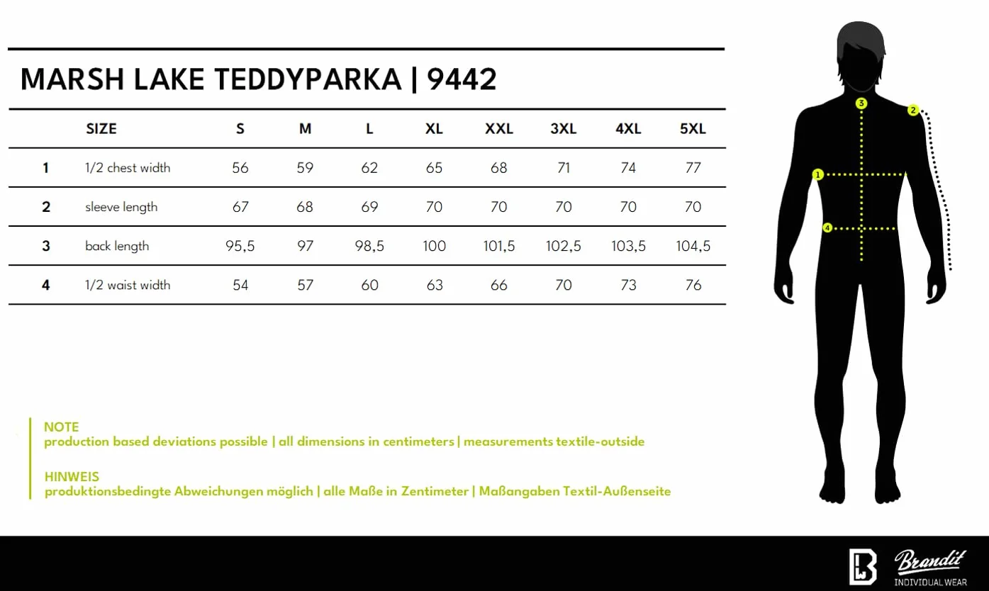 Brandit Marsh Lake parka MEN Mężczyźni Brandit Marsh Lake Teddyparka Men