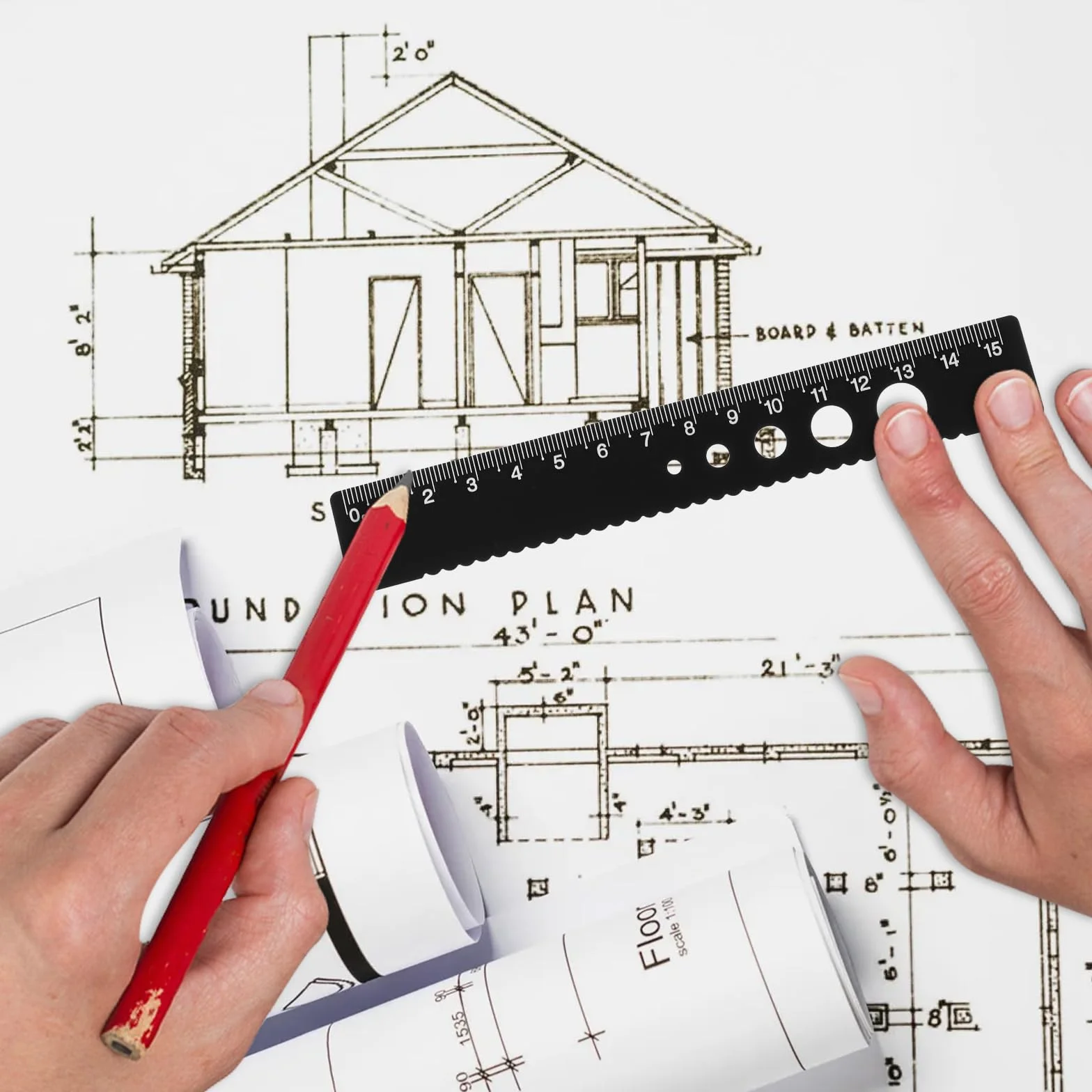 Zestaw linijki trójkątnej Telooco z kątomierzem aluminiowym, 4 sztuki, linijka architektoniczna, zestaw matematyczny do geometrii dla studentów, biuro, inżynierów, rysowników, geometria, kolor czarny