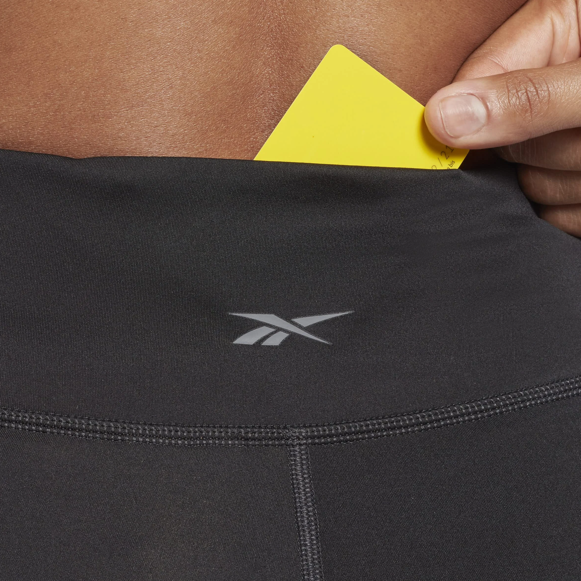 Reebok Pp Basic Bike Short - Reebok PP BASIC BIKE SHORT NGHBLK Damskie Rajstopy treningowe Kobiety