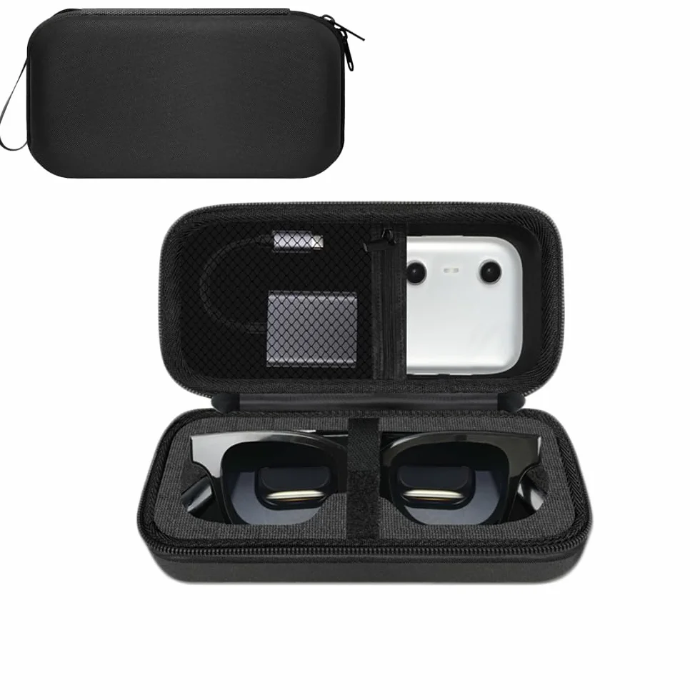 Etui na okulary do RayNeo Air2/Air2s/Air3s/Air3s Pro/Air4/Air4 Pro/Air Plus/V3/ V3 Slim/X3 Pro, torba do przechowywania, odporne na wstrząsy, przenośne etui, akcesoria do inteligentnych