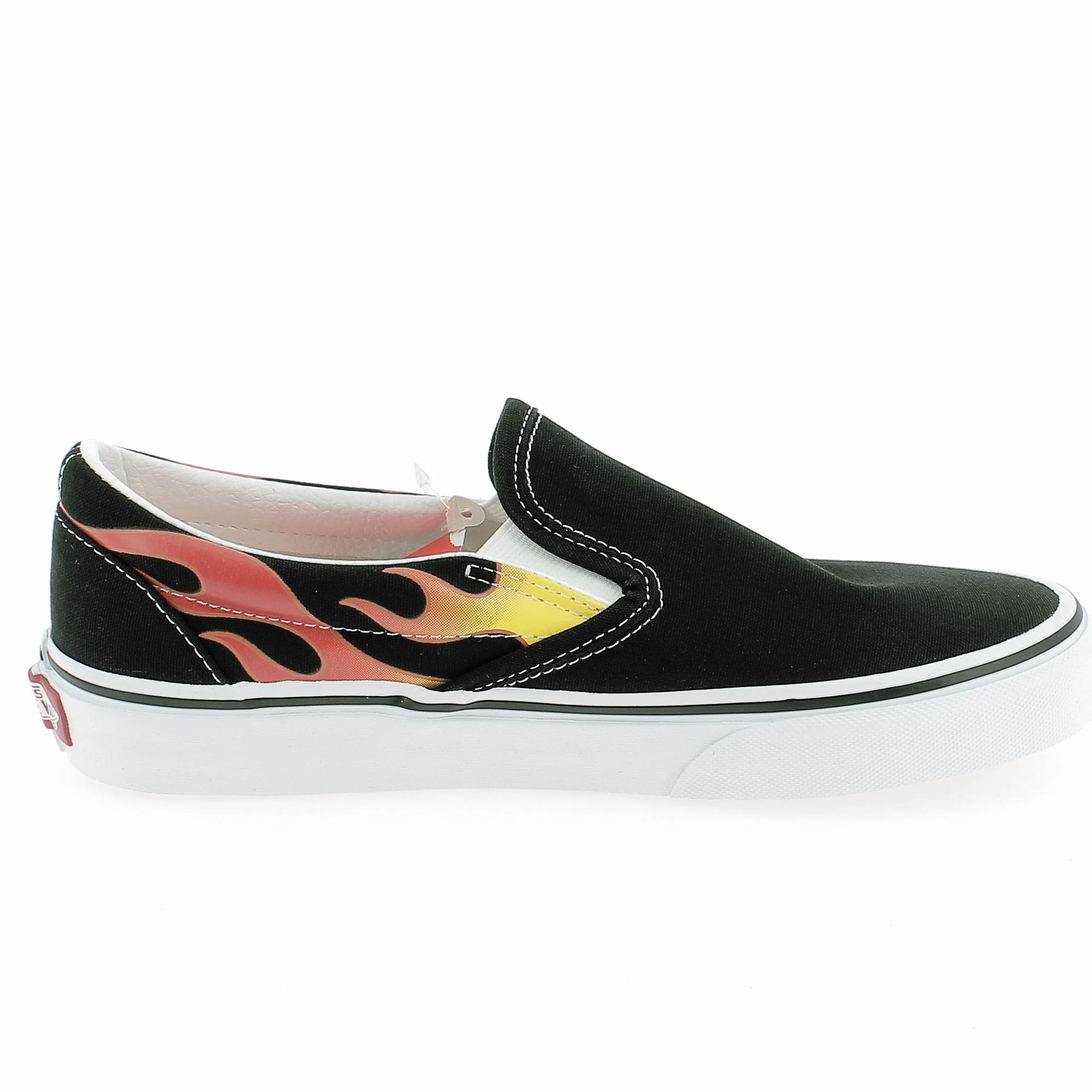 Vans Buty Classic Slip-On (Flame) czarne 40, czarny, 39 EU