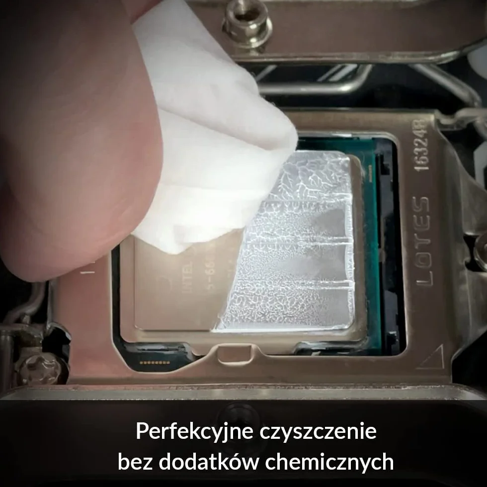 ARCTIC MX Cleaner (40 sztuk) - Ściereczki do usuwania pasty termicznej, 11,5 x 11,5 cm, biodegradowalne