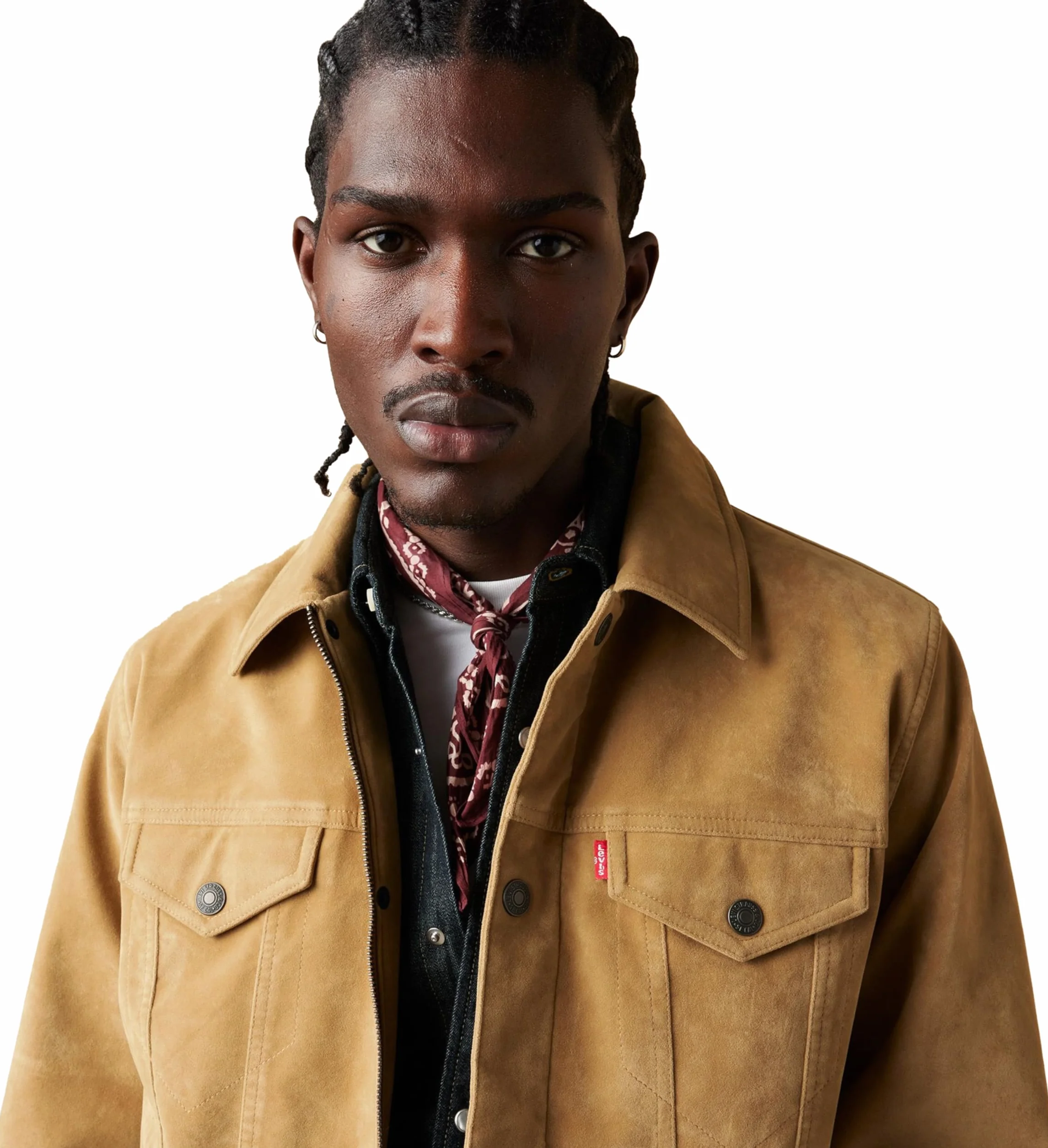 Levi's Elevated Paisley Bandana, Granatowy Niebieski, Jeden Unisex, granatowy, rozmiar uniwersalny