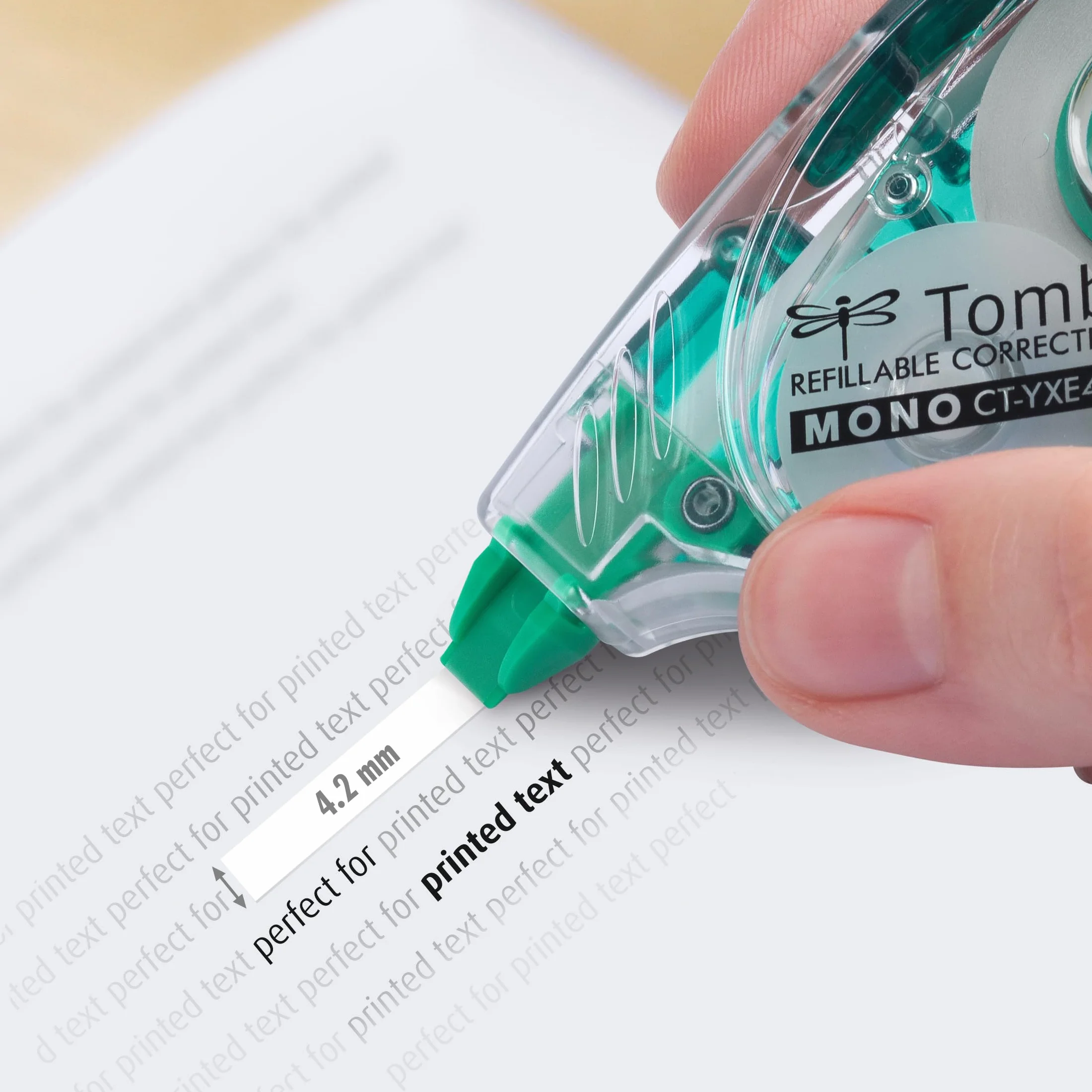 Tombow 307058 Korektor, Biały, 4.2 mm x16 m