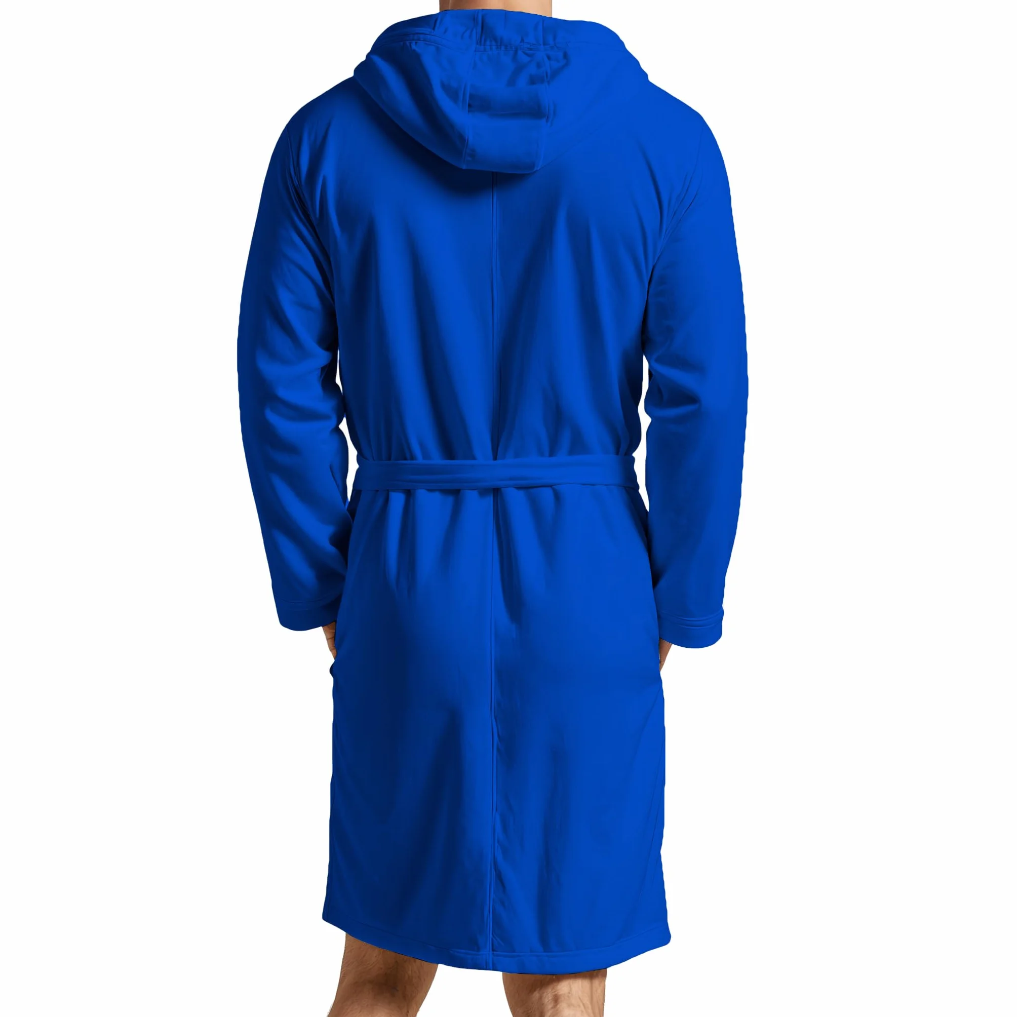 PETTI Artigiani Italiani - Szlafrok z mikrofibry, szlafrok męski, szlafrok kąpielowy z mikrofibry, szlafrok damski, niebieski (Electric Blue), XXL, 100% mikrofibra