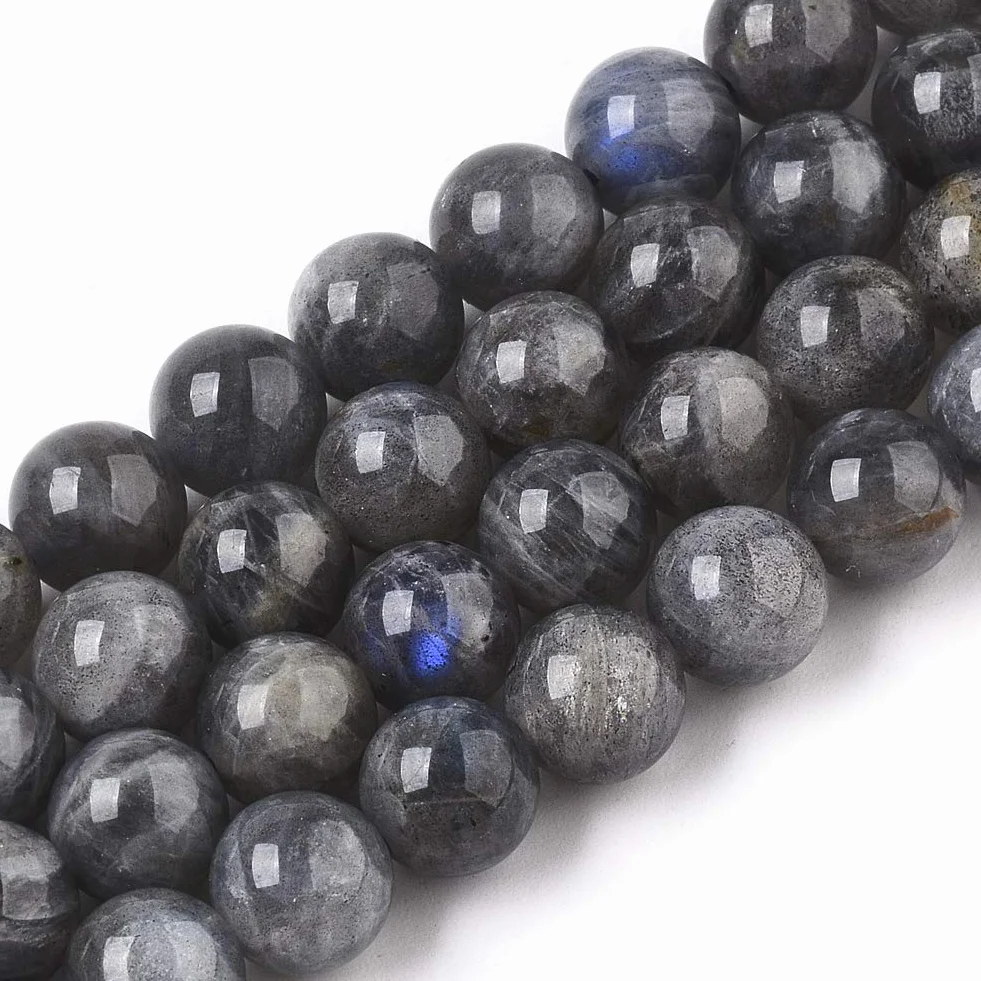 Naturalne labradoryt, koraliki z kamieni szlachetnych, 10 mm, do produkcji biżuterii, bransoletki, naszyjnika, okrągłych pereł (labradoryt, 10 mm)