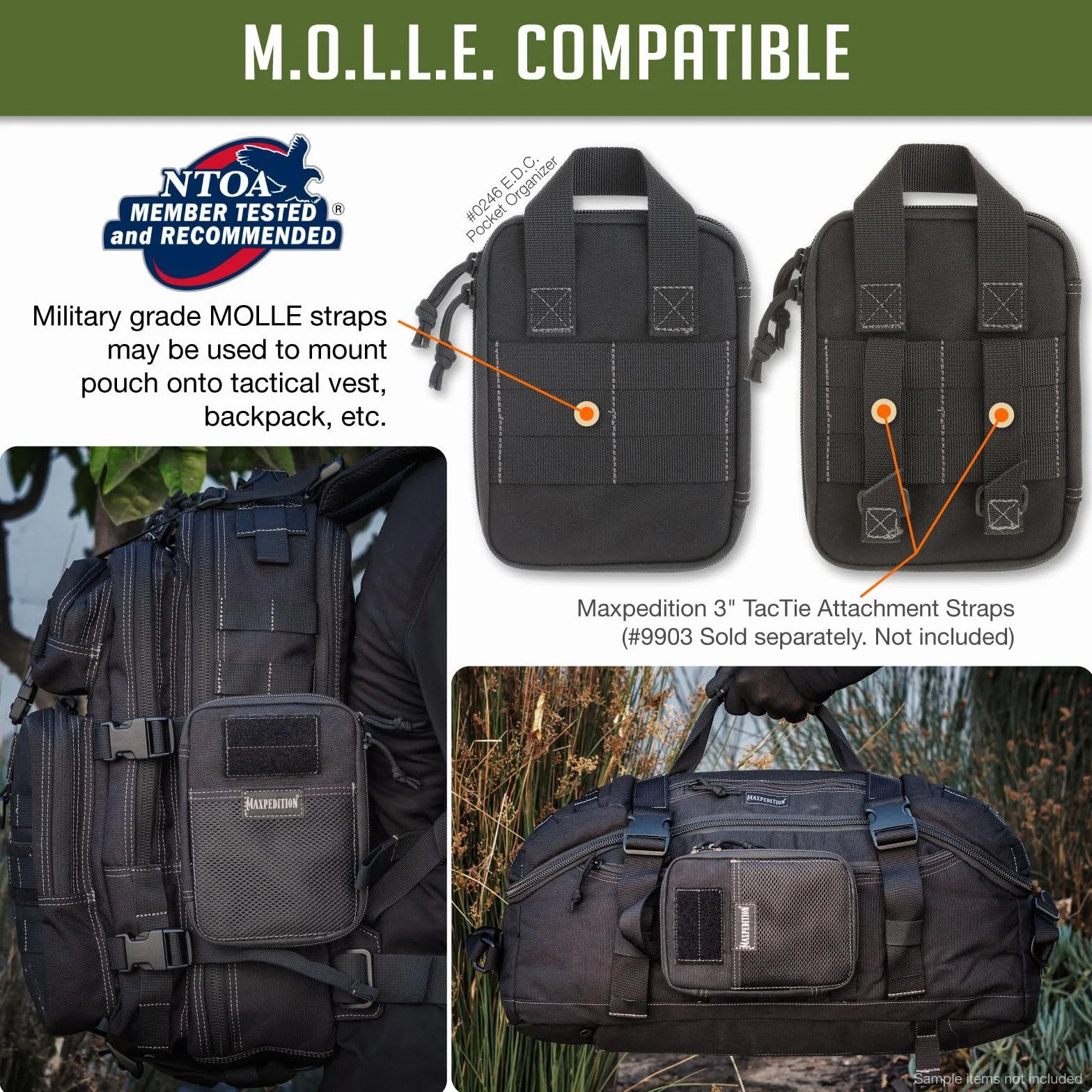 Maxpedition Organizer kieszonkowy E.D.C. (czarny)