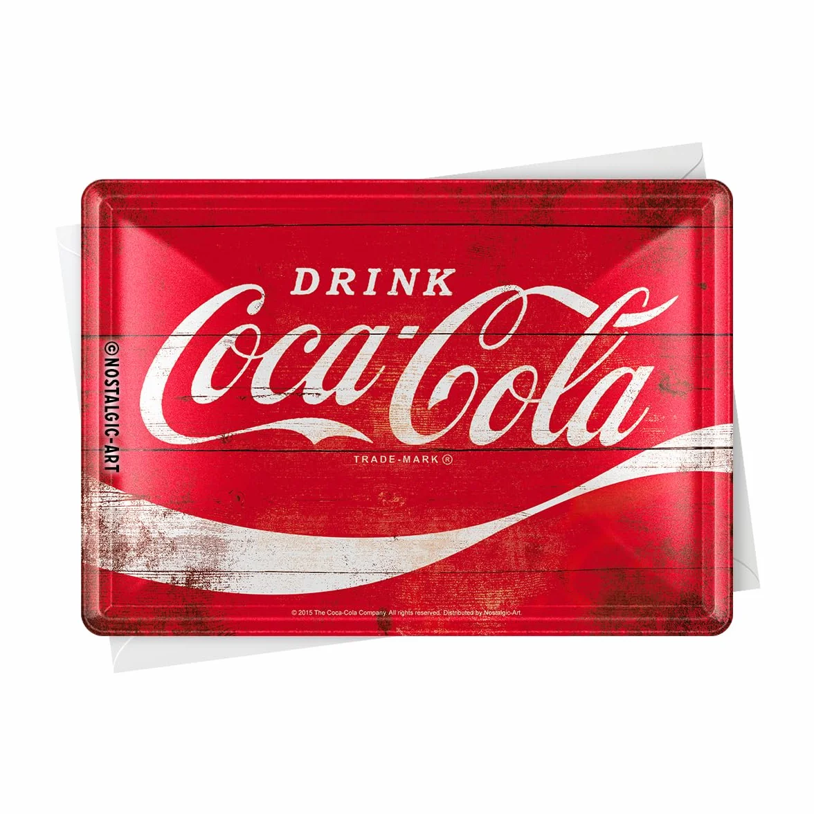 Nostalgic Art Retro kartka z życzeniami, blaszana pocztówka, kolorowa, 10 x 14 cm