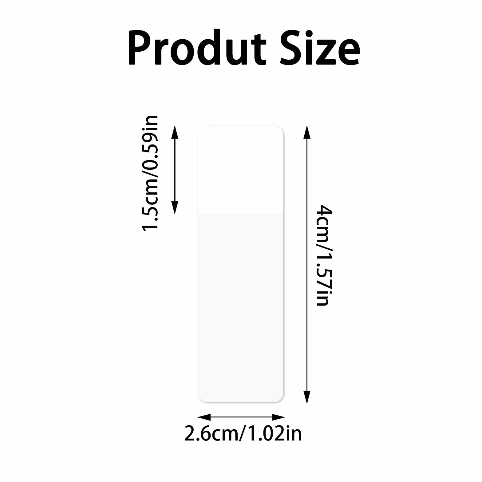 Ymapinc 800 szt. zakładek do notebooków, przyklejane, 1 x 4 cm samoprzylepne zakładki do notatek, stron, zakładek indeksowych, znaczników stron, segregatorów, podziałki