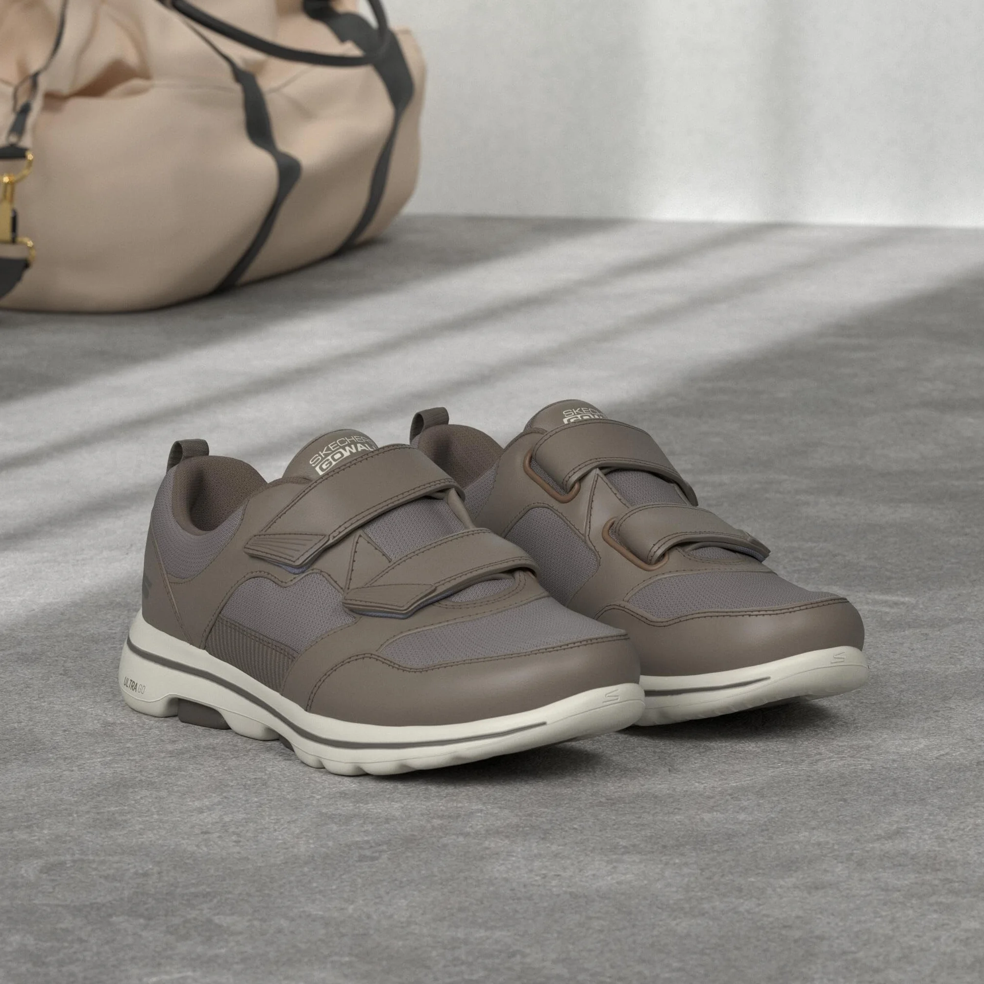 Skechers Mężczyźni Gowalk 5 Wistful - Hook And Loop Athletic Mesh Performance Buty TrekkingoweAdidasy