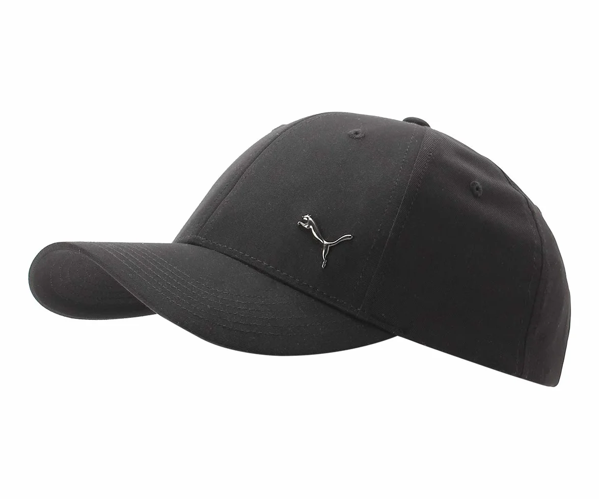 Puma Uniseks Metal Cat 21269 Czapka z Daszkiem, Czarny, M