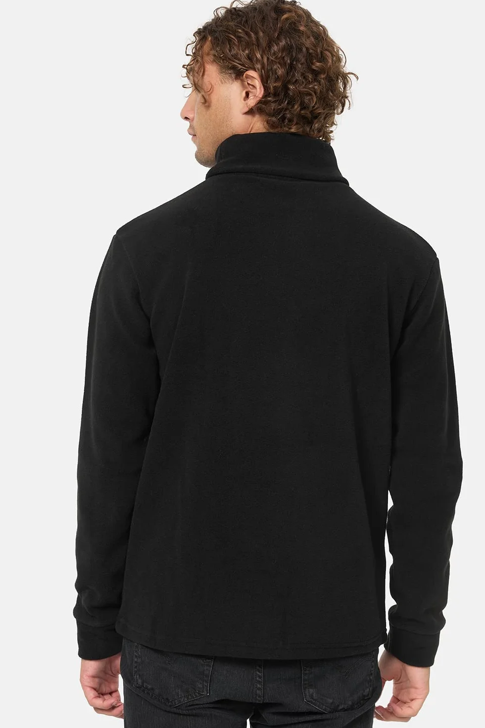 Lonsdale M?ski sweter z golfem, normalny krój, Curdworth, czarny/bia?y, M
