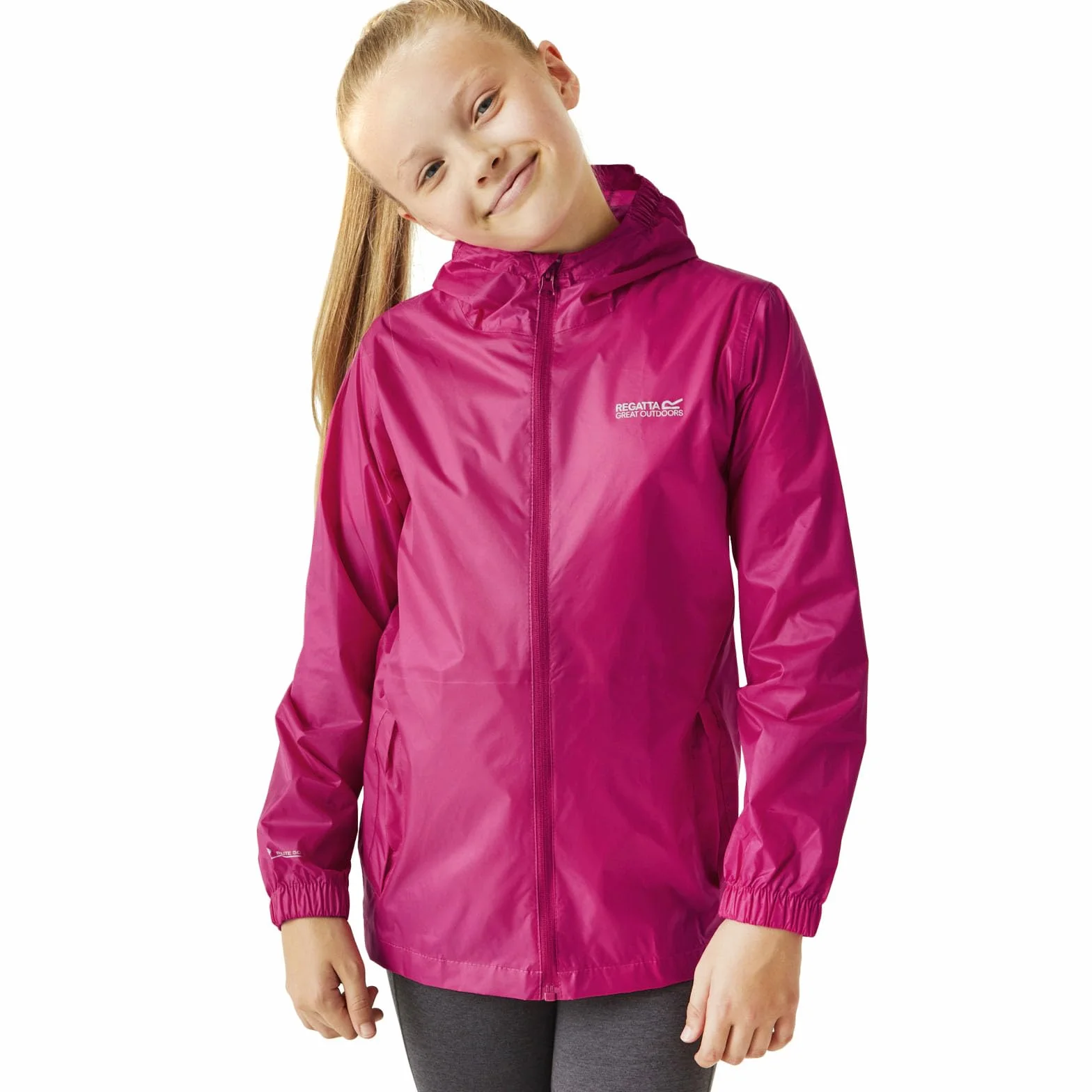 Kurtka Regatta Unisex Kids Pack-It III wodoodporna, składana kurtka turystyczna