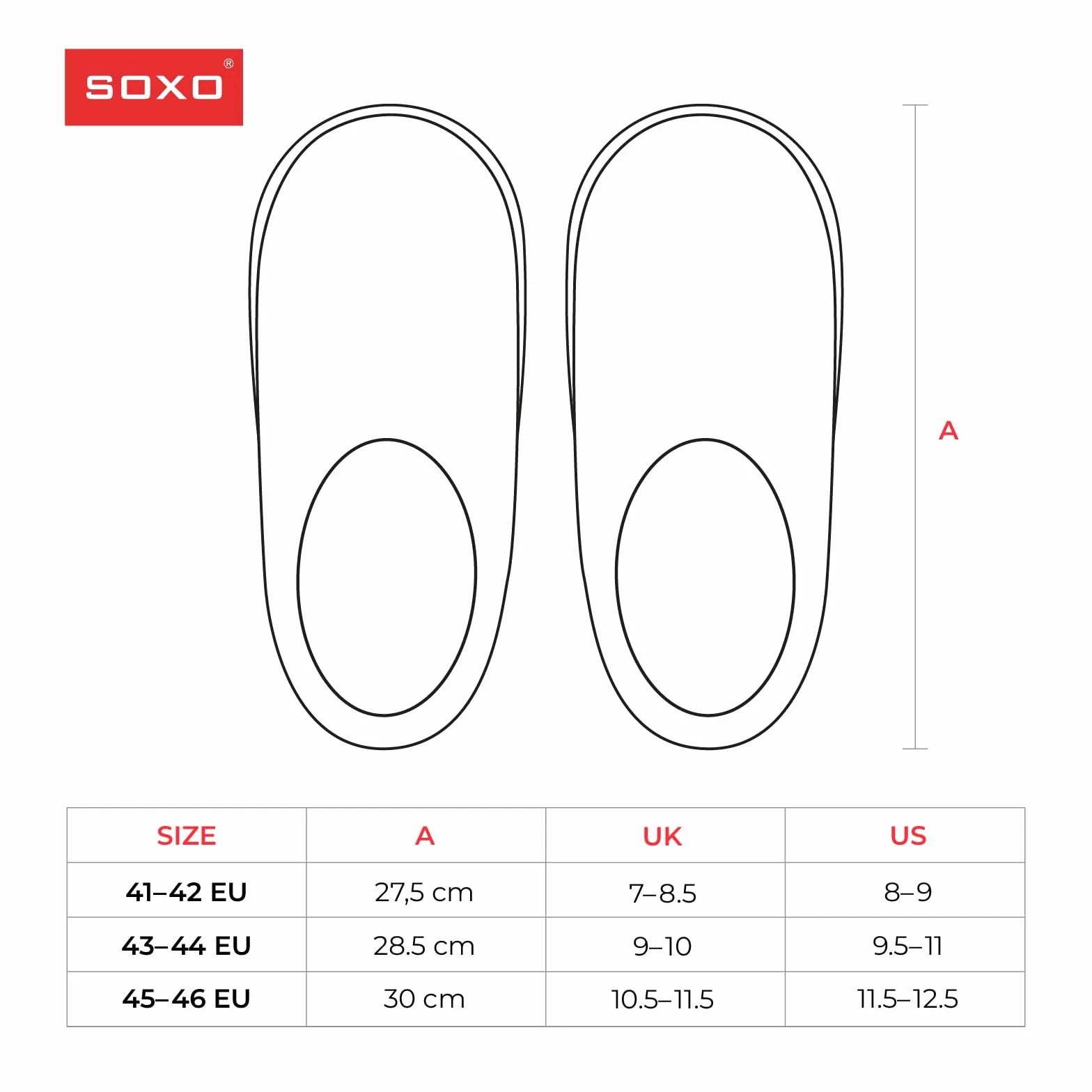 soxo Kapcie Męskie Domowe Szare Wygodne Miękka Podeszwa 3 Rozmiary