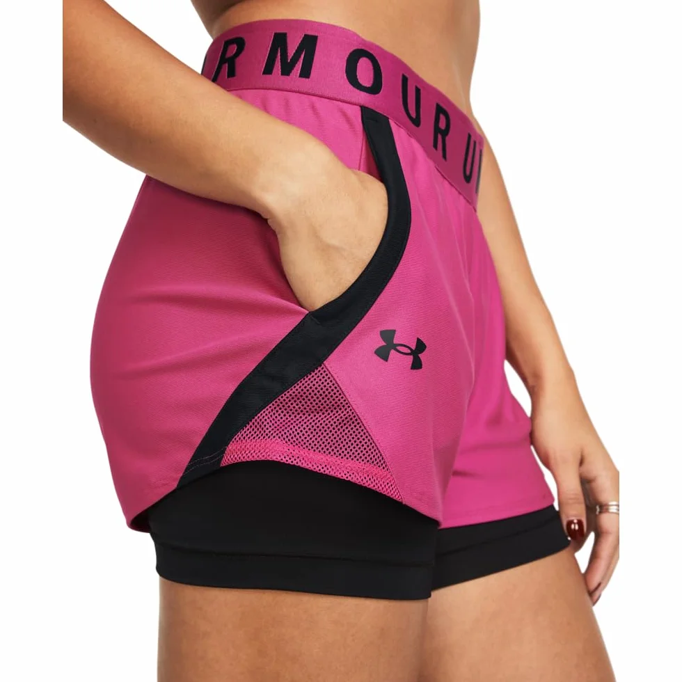 Under Armour Szorty Play Up 2 w 1 - Szorty do biegania, lekkie spodenki gimnastyczne Kobiety