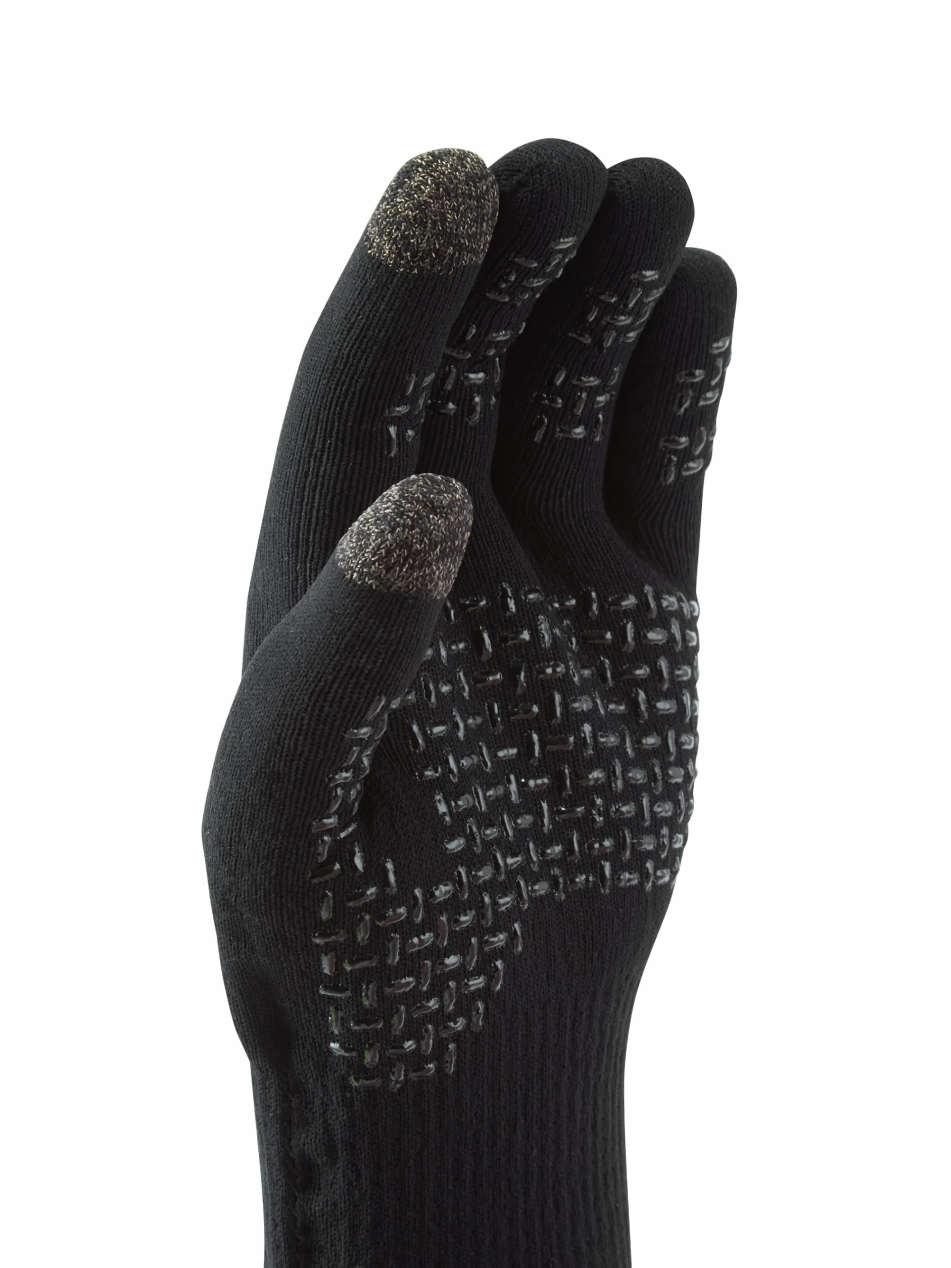 SEALSKINZ Unisex Wodoodporne rękawice dzianinowe Ultra Grip na każdą pogodę