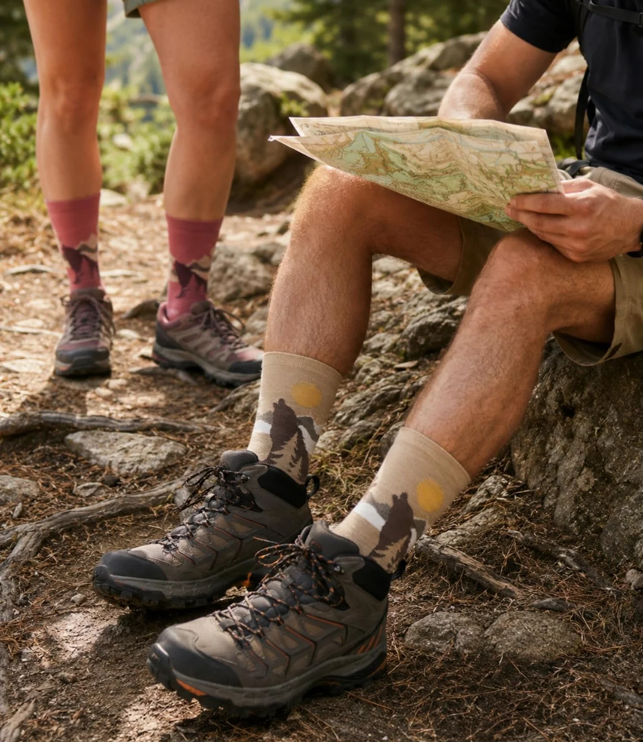 TODO 2 pary – 50% wełna merino, skarpety narciarskie, męskie i damskie, ciepłe skarpety termiczne + kominiarka termiczna w zestawie, skarpety funkcyjne, skarpety zimowe, skarpety narciarskie