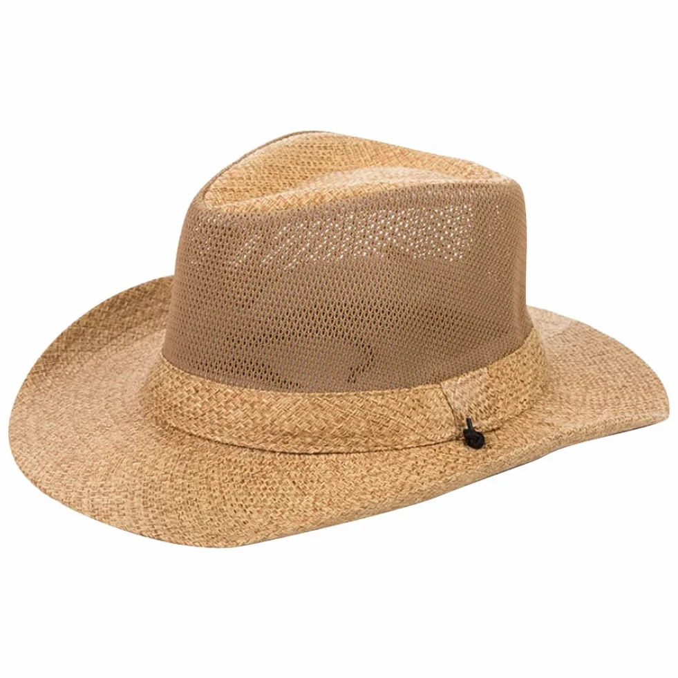 Kapelusz Panama z szerokim rondem Fedora Beach Sun Hat UPF50+ Unisex kapelusze wędkarskie