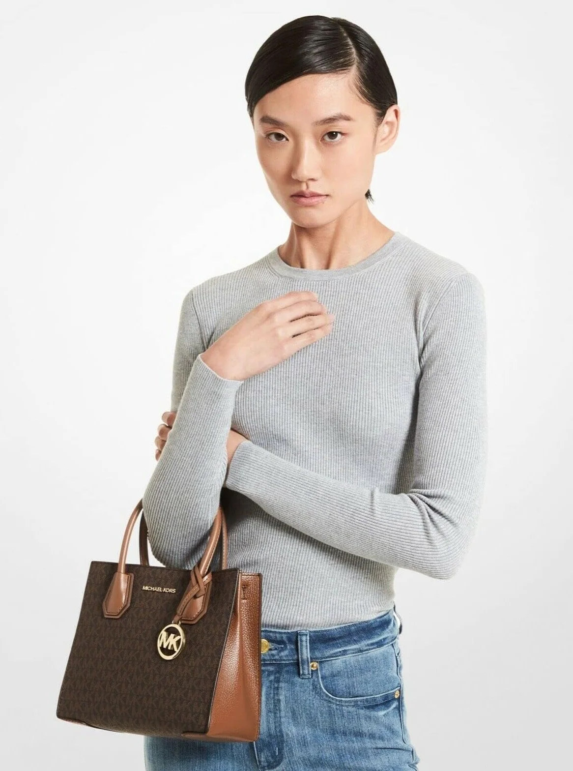 Michael Kors Mercer damski tornister szkolny, brązowy, m