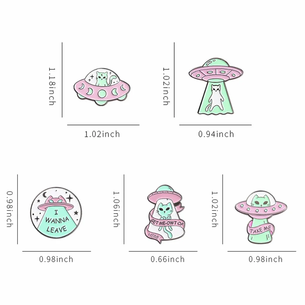 przypink Anime Cartoon Metalowe Przypinki Kot Kreskówka Gorset Pin Kreskówka Zwierzę Emalia Do Kawaii Clothes Kołnierz Torba Akcesoria DIY Boże Narodzenie