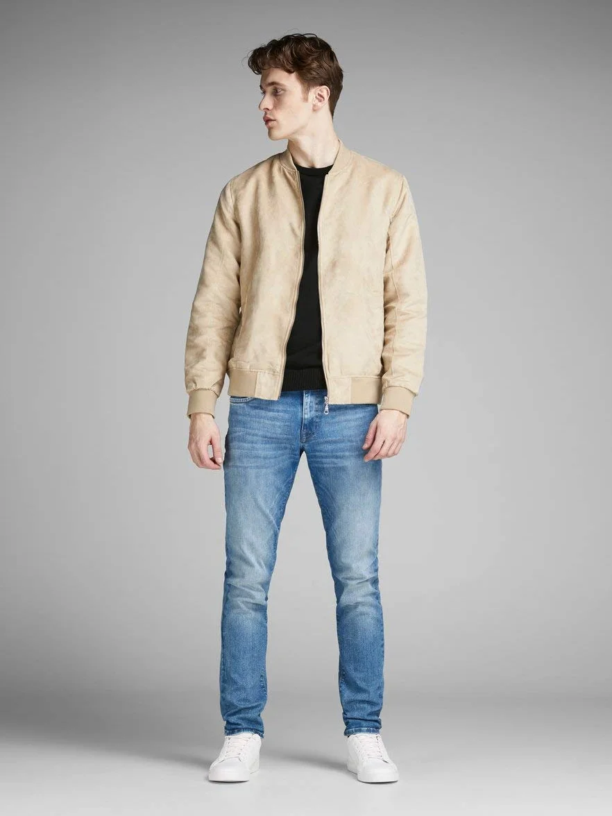 Męski sweter Jack & Jones Jjebasic, dzianinowy, okrągły dekolt