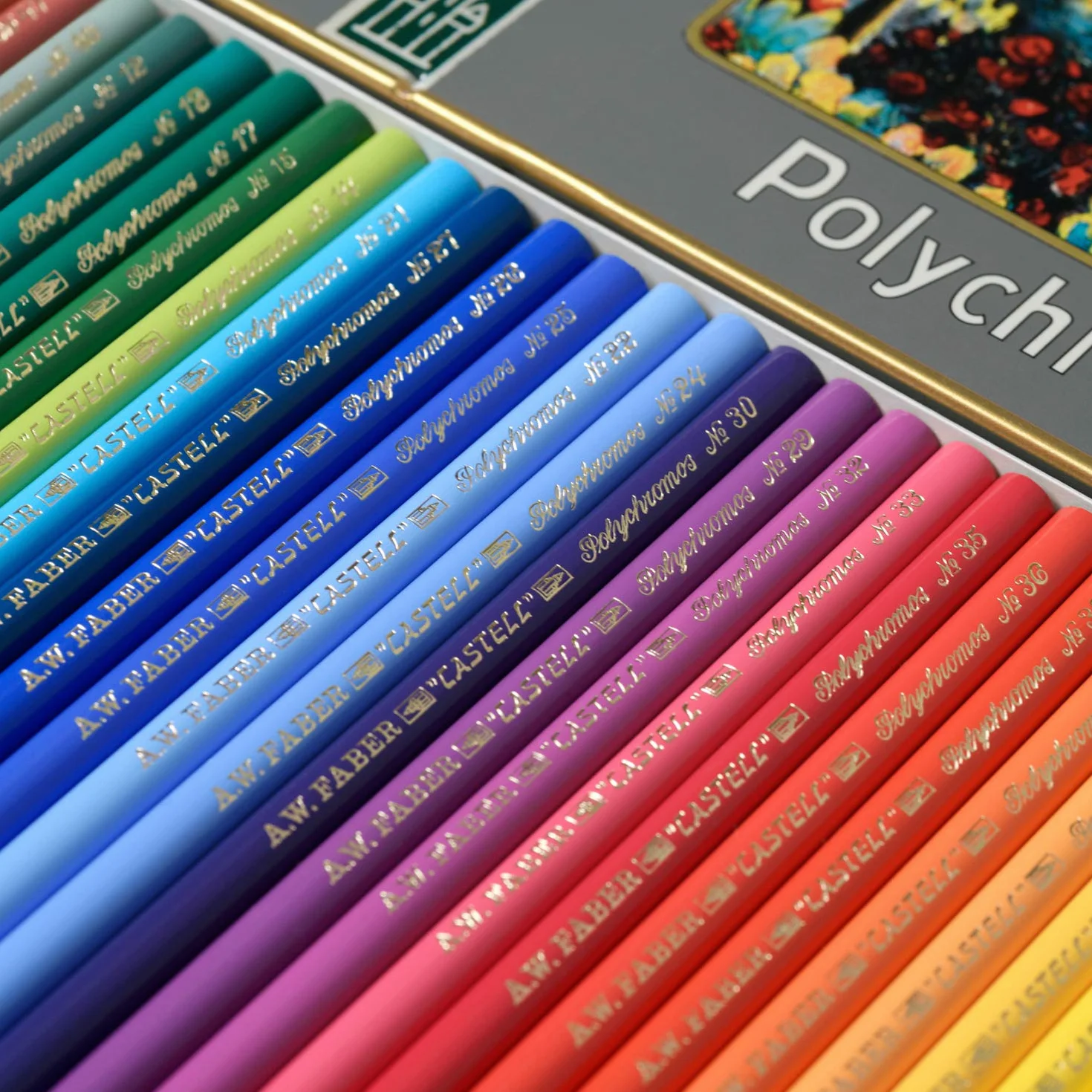 Faber Castell Limitowana edycja 111. rocznica - puszka z 12 ołówkami artystycznymi Polychromos