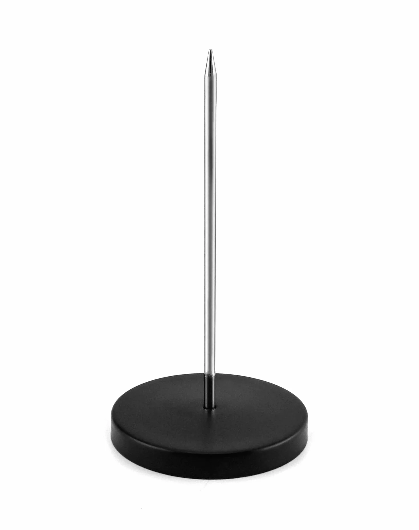 QWORK pojemnik na notatki, pojemnik na notatki Bon pick do paragonu na papier firmowy, 14 cm, 4 sztuki, czarny
