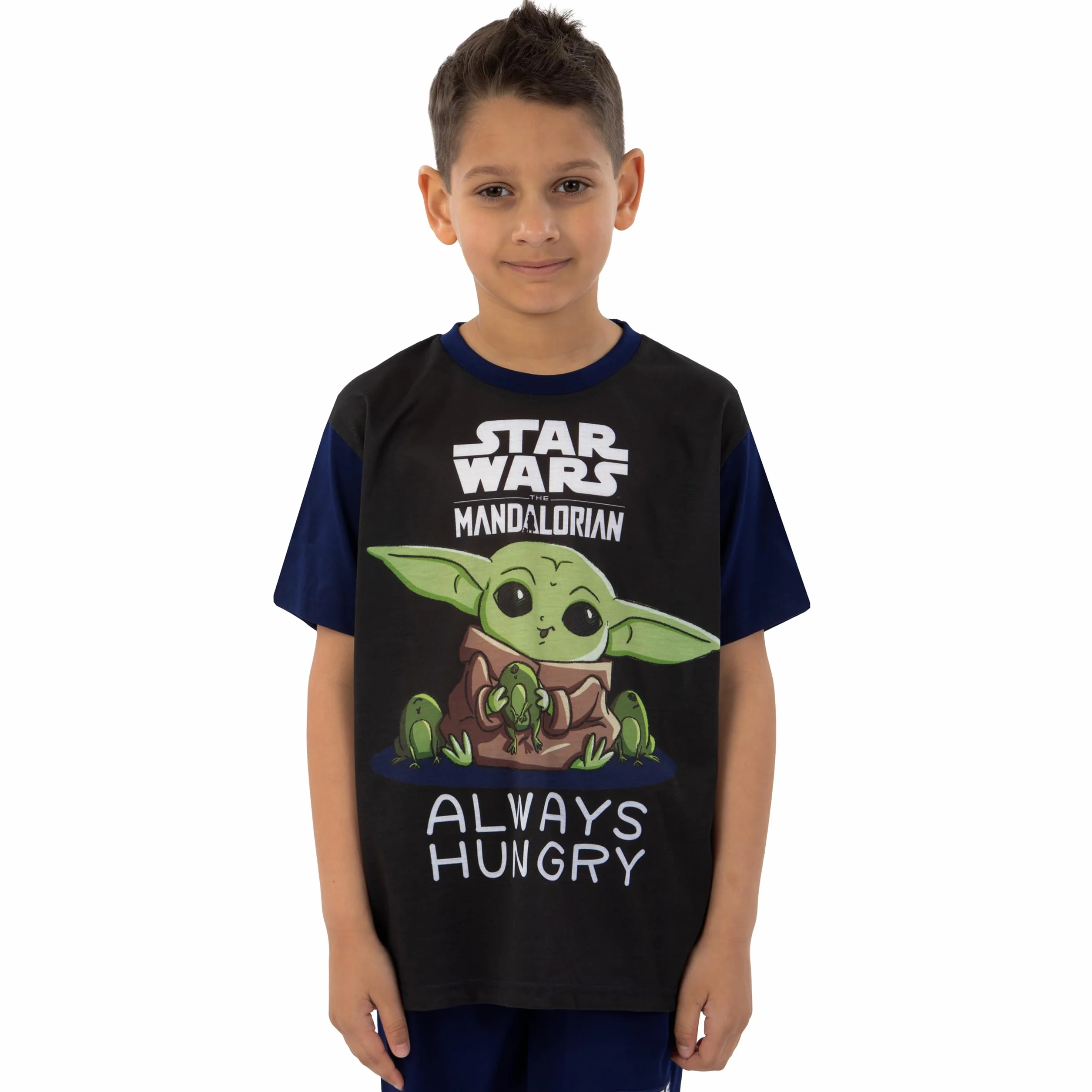 Star Wars Piżama Chłopięca, Krótka Piżama Grogu, Letni Zestaw The Mandalorian