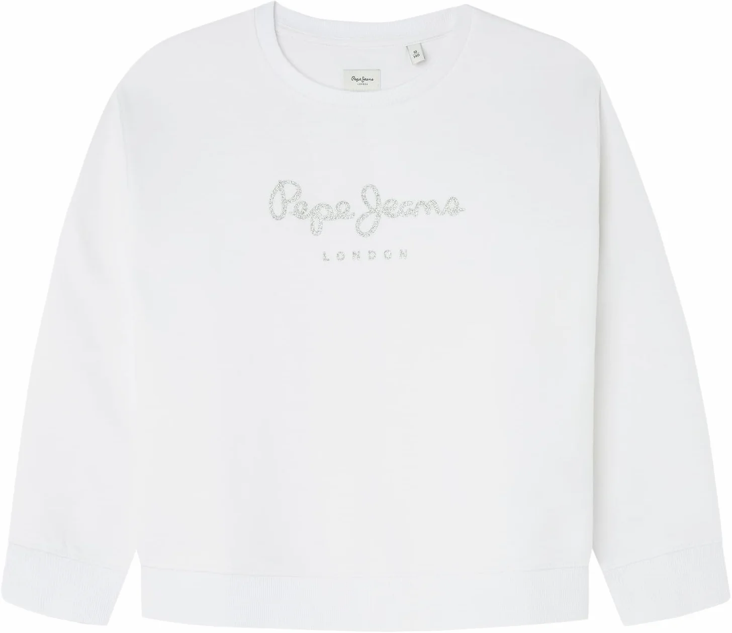 Pepe Jeans Dziewczęca bluza zimowa róża, Biały (biały), 4 lat