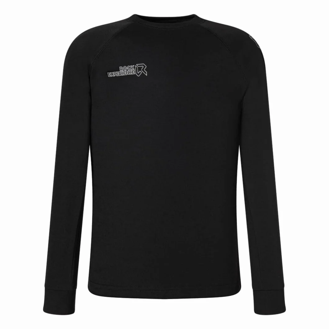 Rock Experience REJU00011-0208 Heaven LS Junior T-Shirt Unisex - Koszulka dziecięca Caviar 8/128, kawiar, 128