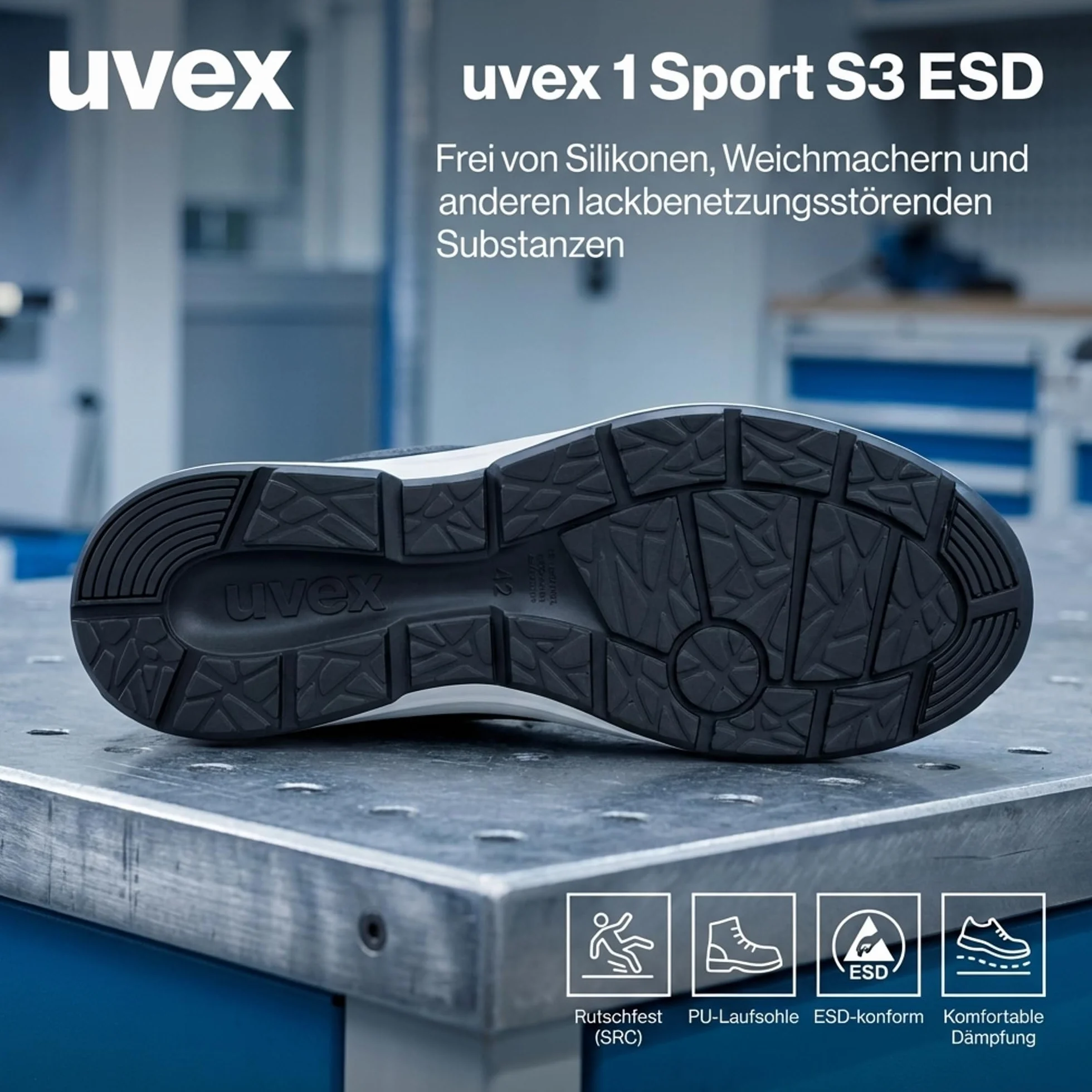 Uvex Mężczyźni Uvex 1 SportObuwie przemysłowe