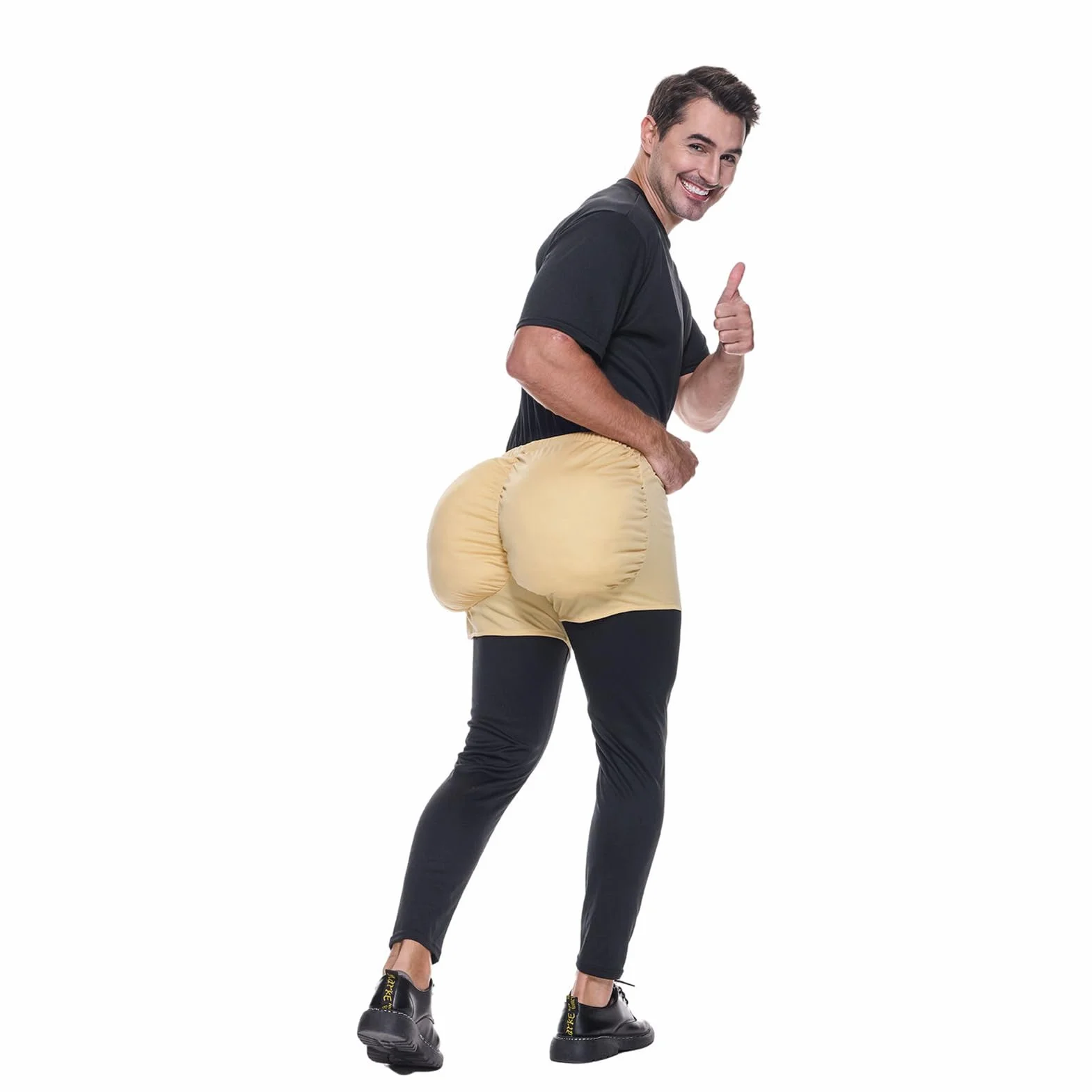 Fake Butt Belly – zabawny wzmacniacz kostiumu na imprezę | Halloween Big Booty i dla kobiet w ciąży Fat Suit dla mężczyzn, występy sceniczne, przebieranki, akcesoria świąteczne i świąteczne, 50 cm