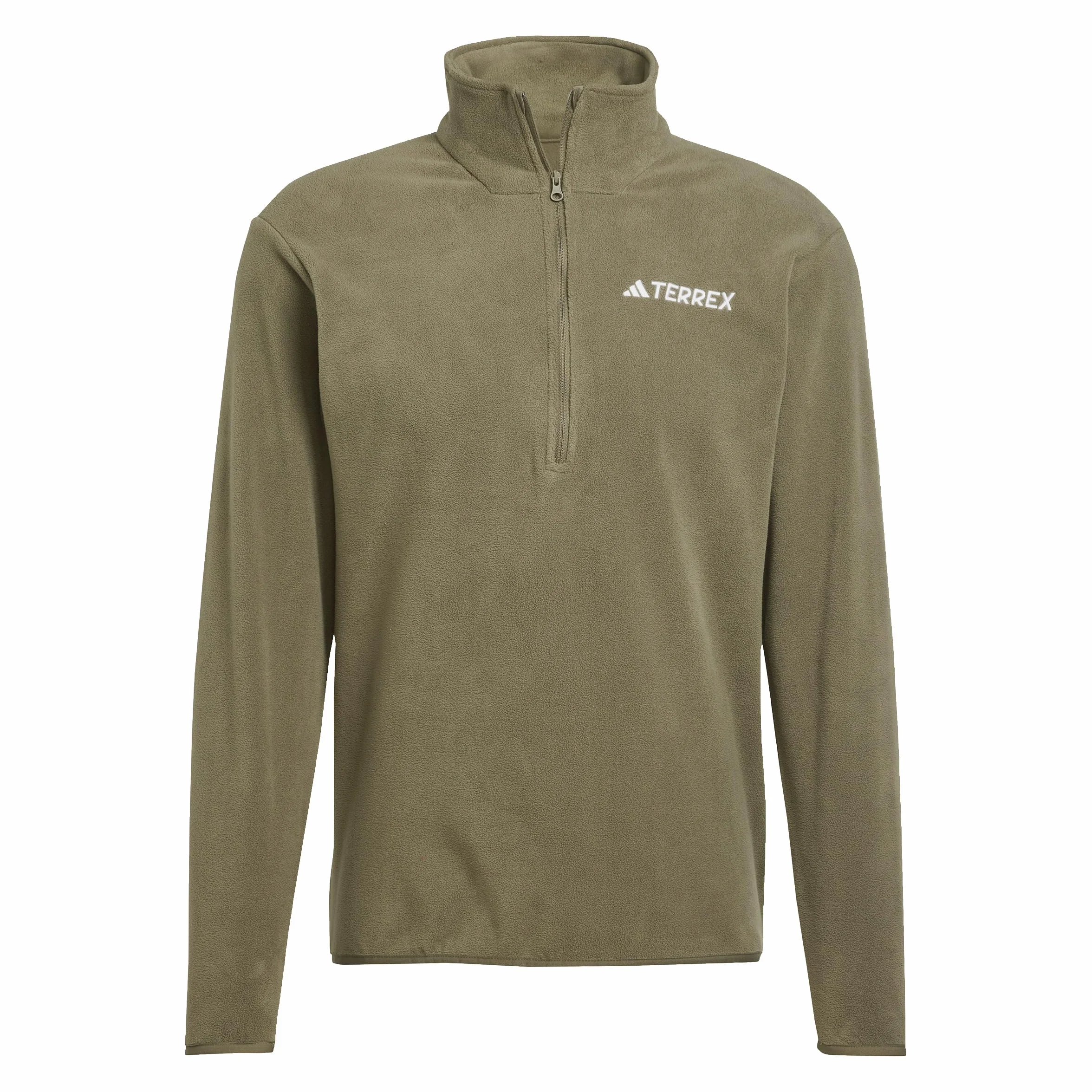adidas Mężczyźni Terrex Multi Essentials Half Zip Fleece Jacket, olive strata, L