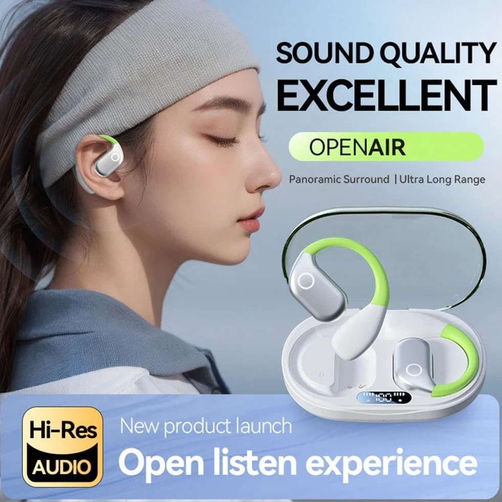 Słuchawki douszne do tłumaczenia AI, 144 słuchawki douszne do tłumaczenia języków w czasie rzeczywistym, do tłumaczenia, słuchawki Bluetooth, urządzenie językowe, dźwięk HD, długa żywotność baterii,