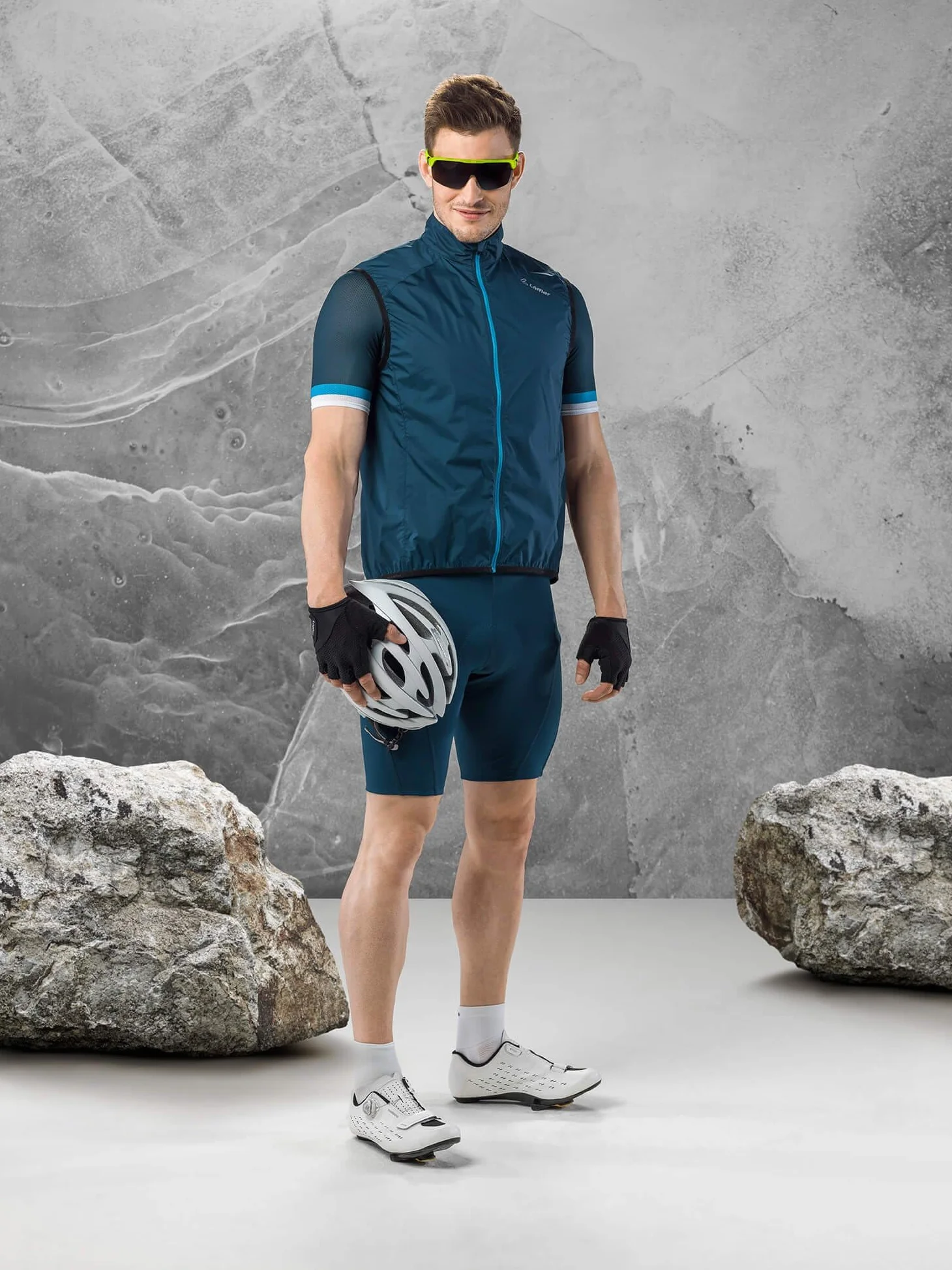 LÖFFLER spodnie rowerowe Basic Gel męskie – 14255 – spodnie rowerowe