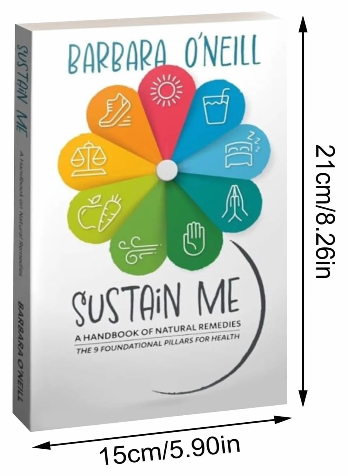 Sustain Me - książka o lekach ziołowych i ziołowych lekach ziołowych, prezent dla miłośników książek dla rodziny, przyjaciół i kolegów (2 szt.)
