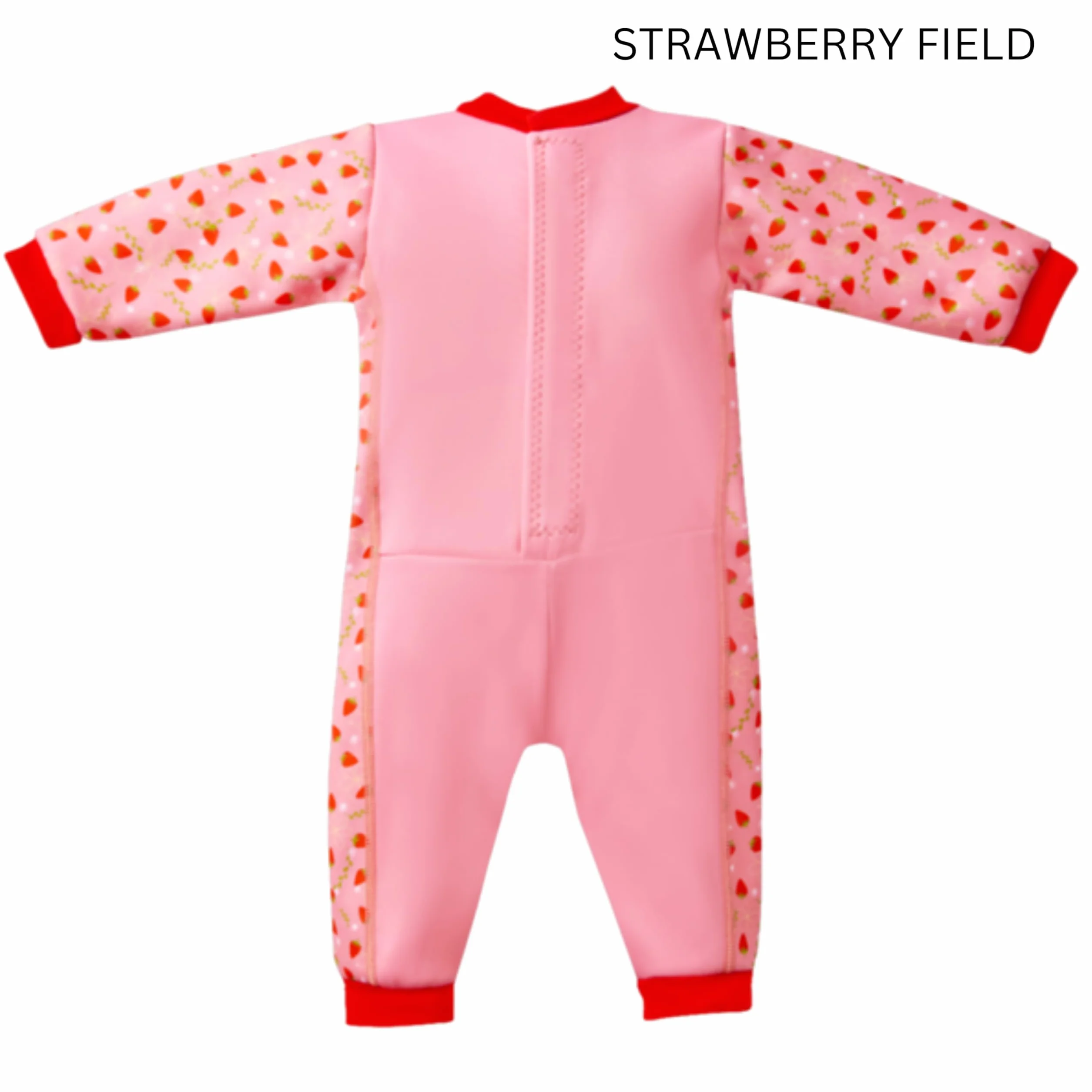 Splash About Warm in One Baby ocieplający kombinezon dla niemowląt, Strawberry Field, 6-12 miesięcy, Strawberry Field, 6-12 miesi?cy