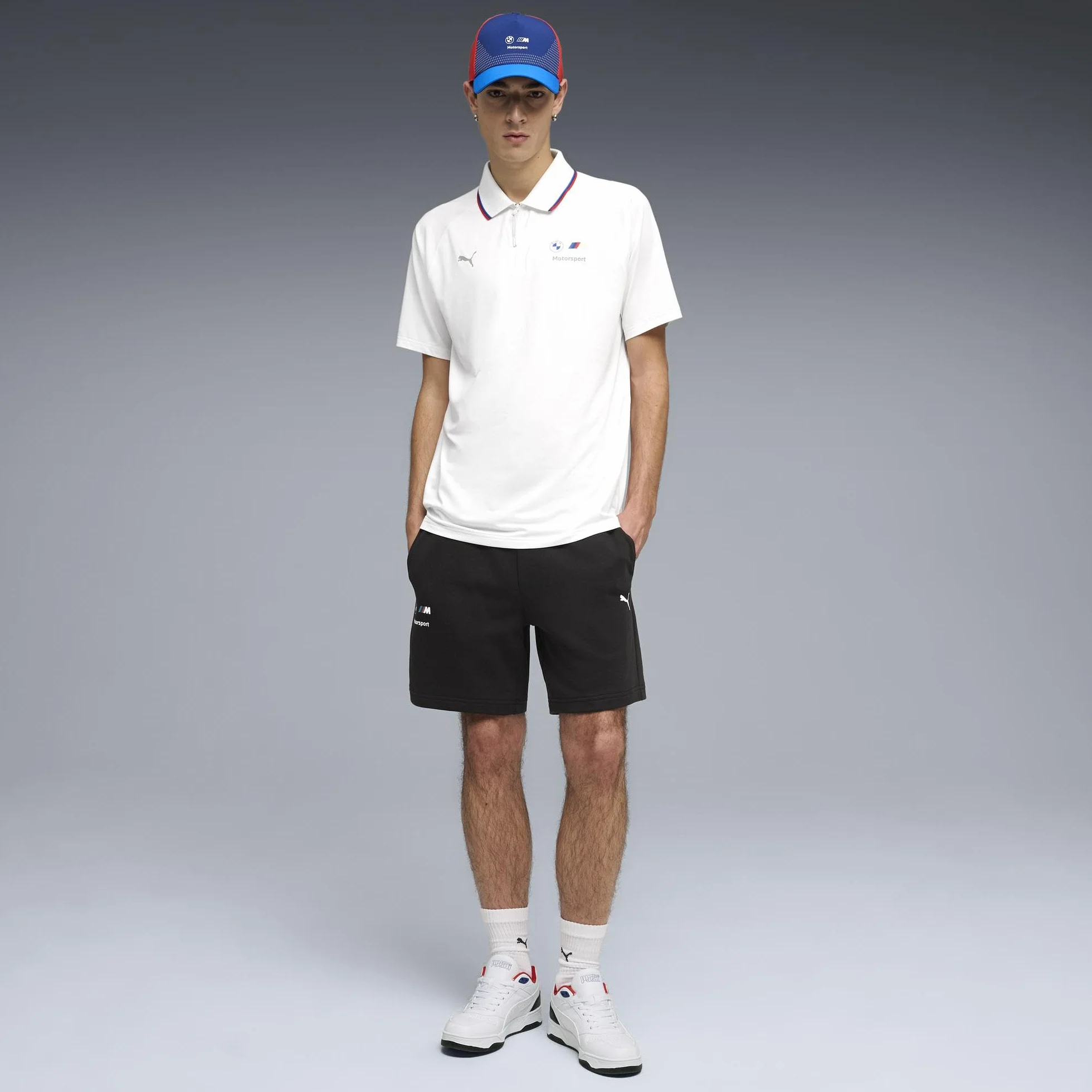 PUMA Bmw Mms Ess Shorts Ft 7" - Szorty z dzianiny Mężczyźni