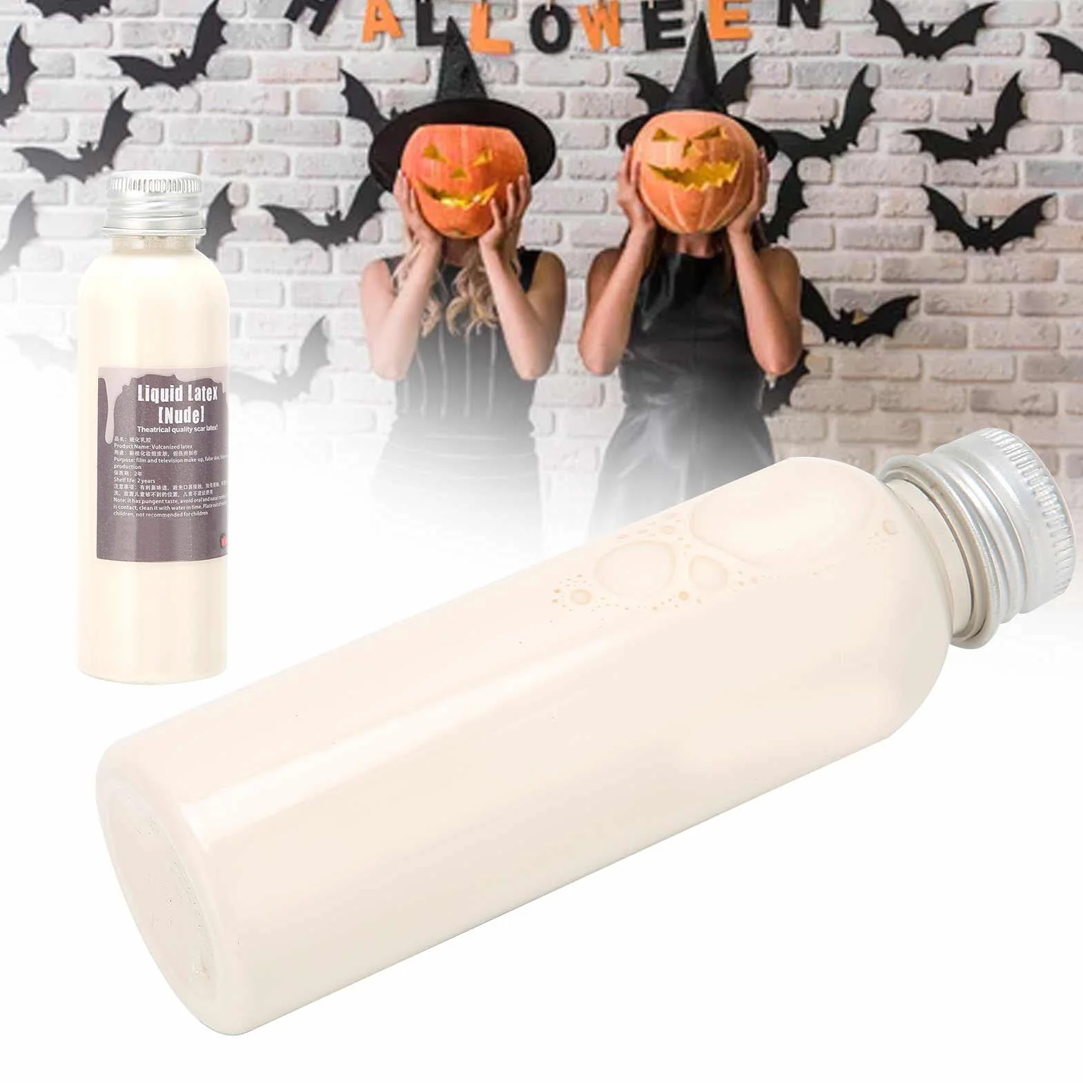 Sonew Halloween Party Makijaż Lateks Fałszywe Blizny Protezy Zmarszczek Kształtowanie Makijażu Lateks na Efekty Specjalne Kostiumy Zombie i Urazy 60ml