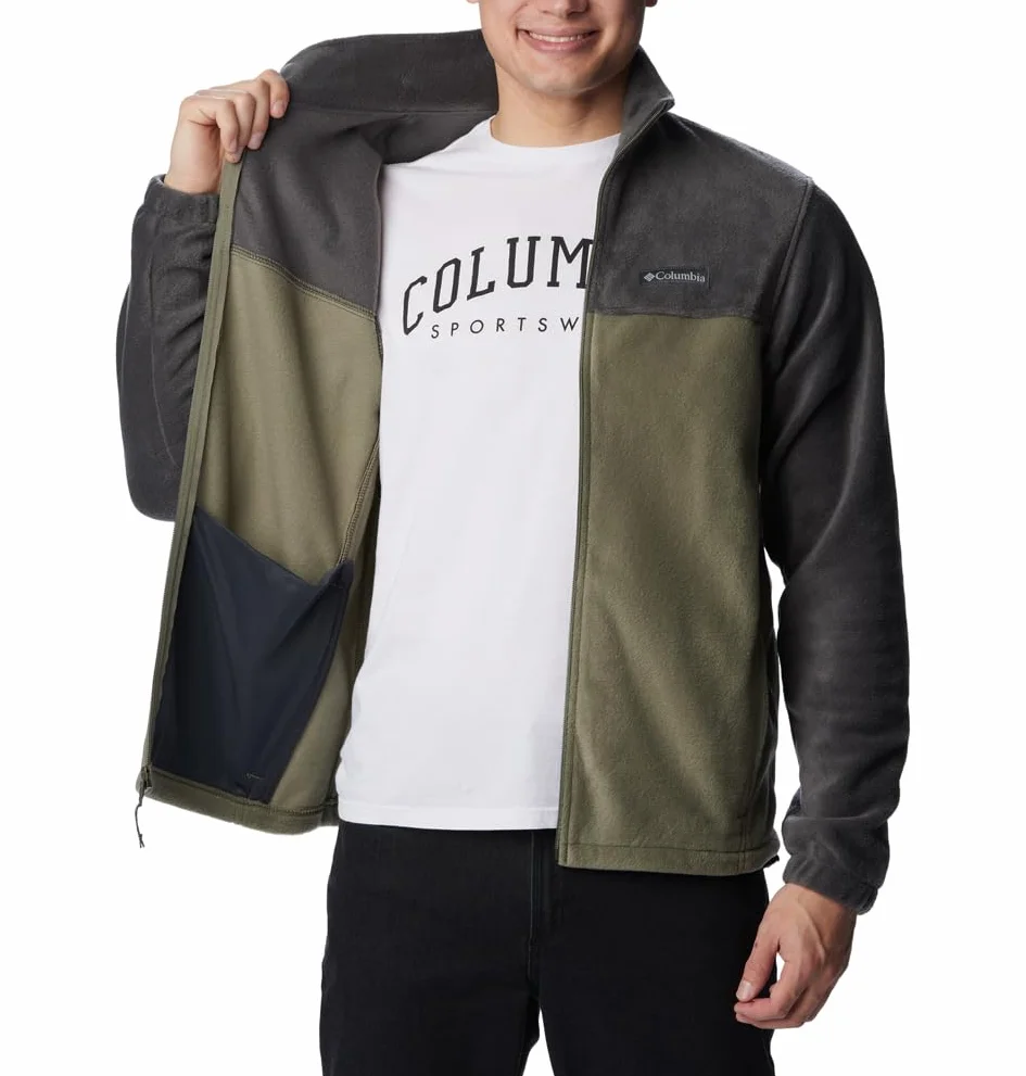 Columbia Steens Mountain Full Zip 2.0, Kurtka polarowa Mężczyźni, Shark/Stone Green, M
